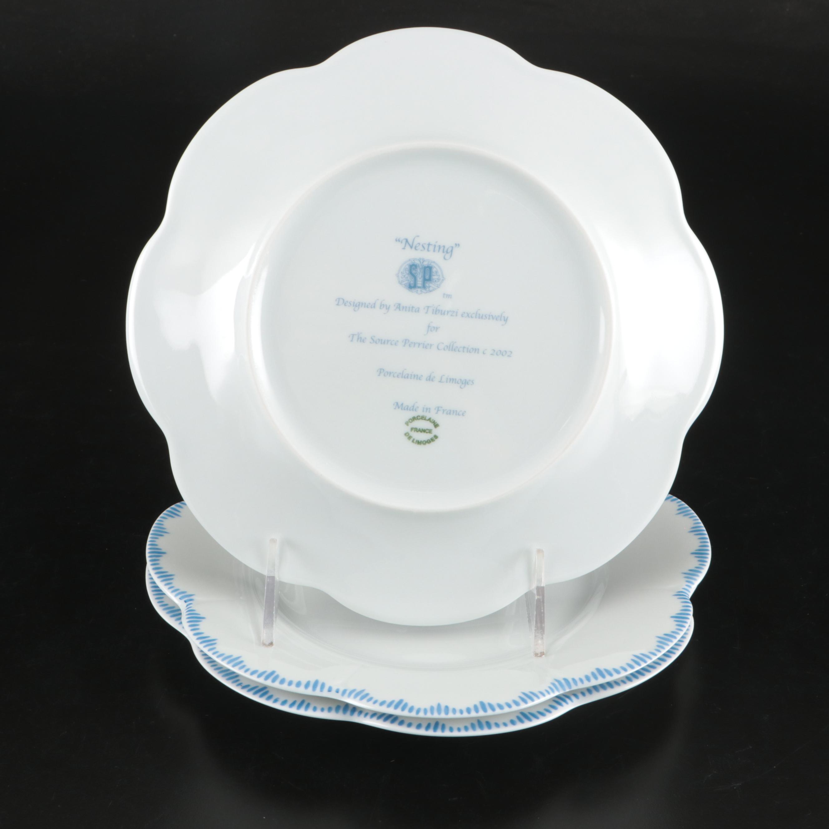 Anita Tiburzi for Soucre Perrier Collection "Nesting" Porcelain Dinnerware
