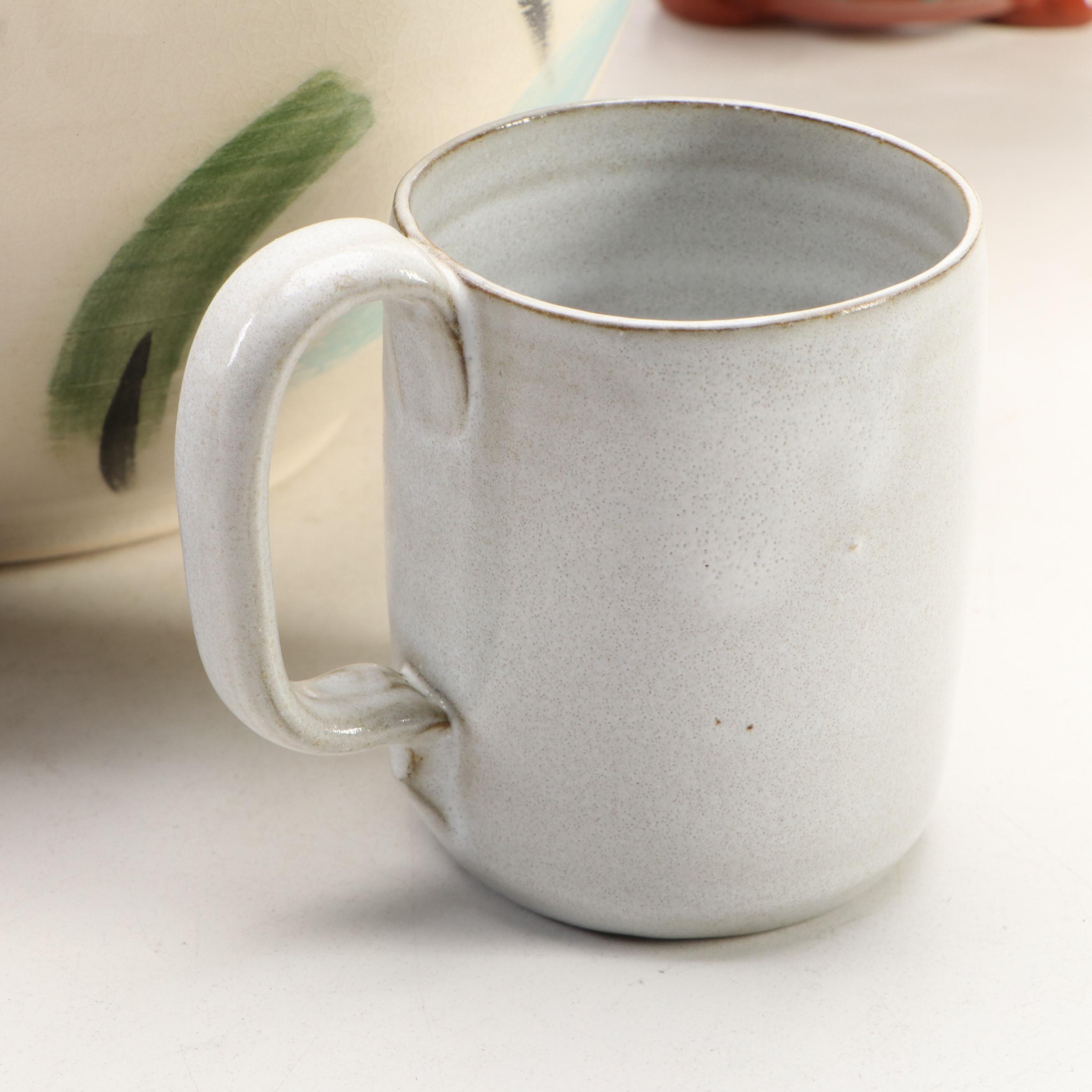 Artist Signed Bowls with Other Art Pottery Tableware