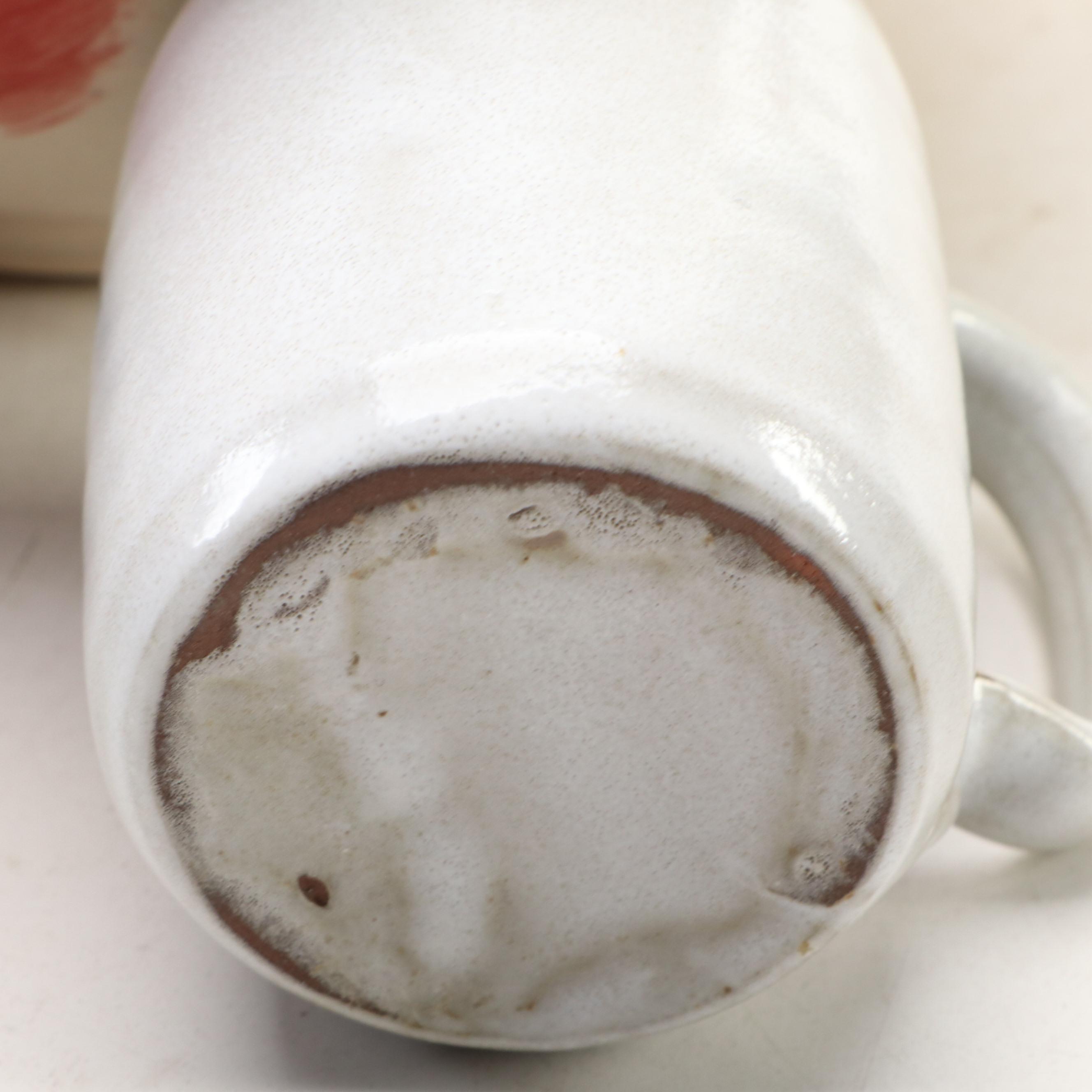 Artist Signed Bowls with Other Art Pottery Tableware