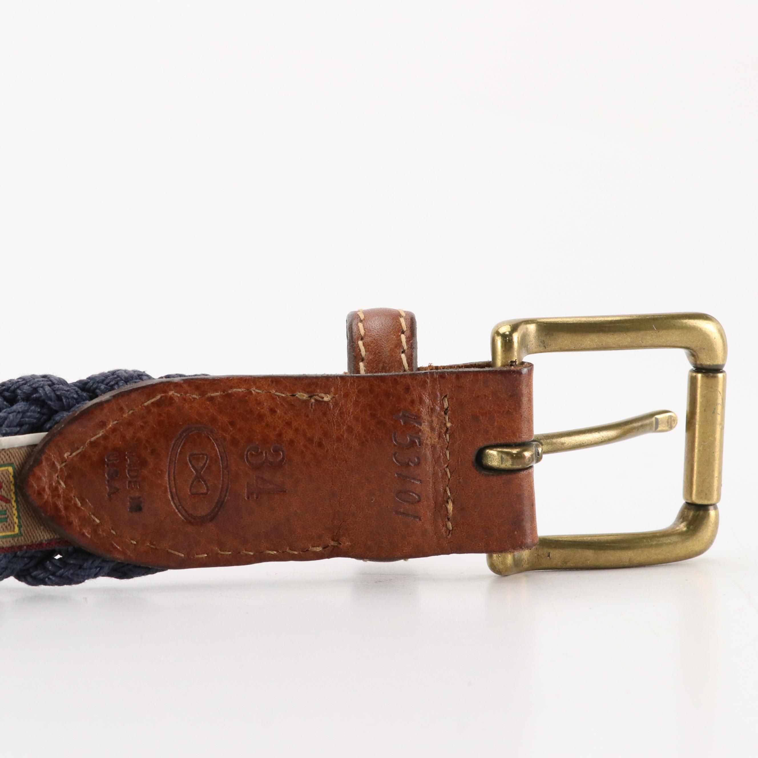 Men's Wool Caps, Neckties & Belts Featuring Christian Dior, Burberrys, Pendleton