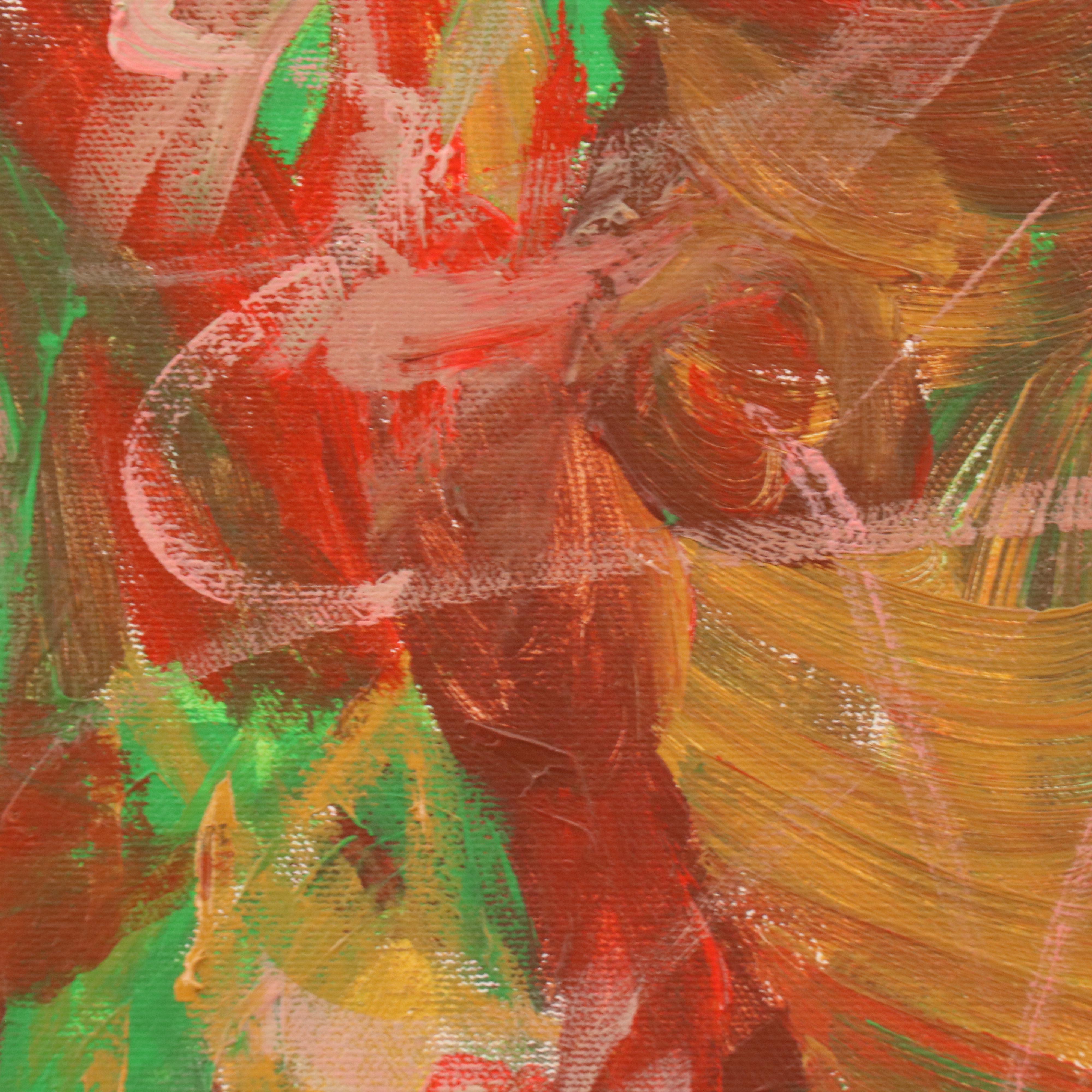 Diz Wright Abstract Oil Painting, Late 20th / 21st Century