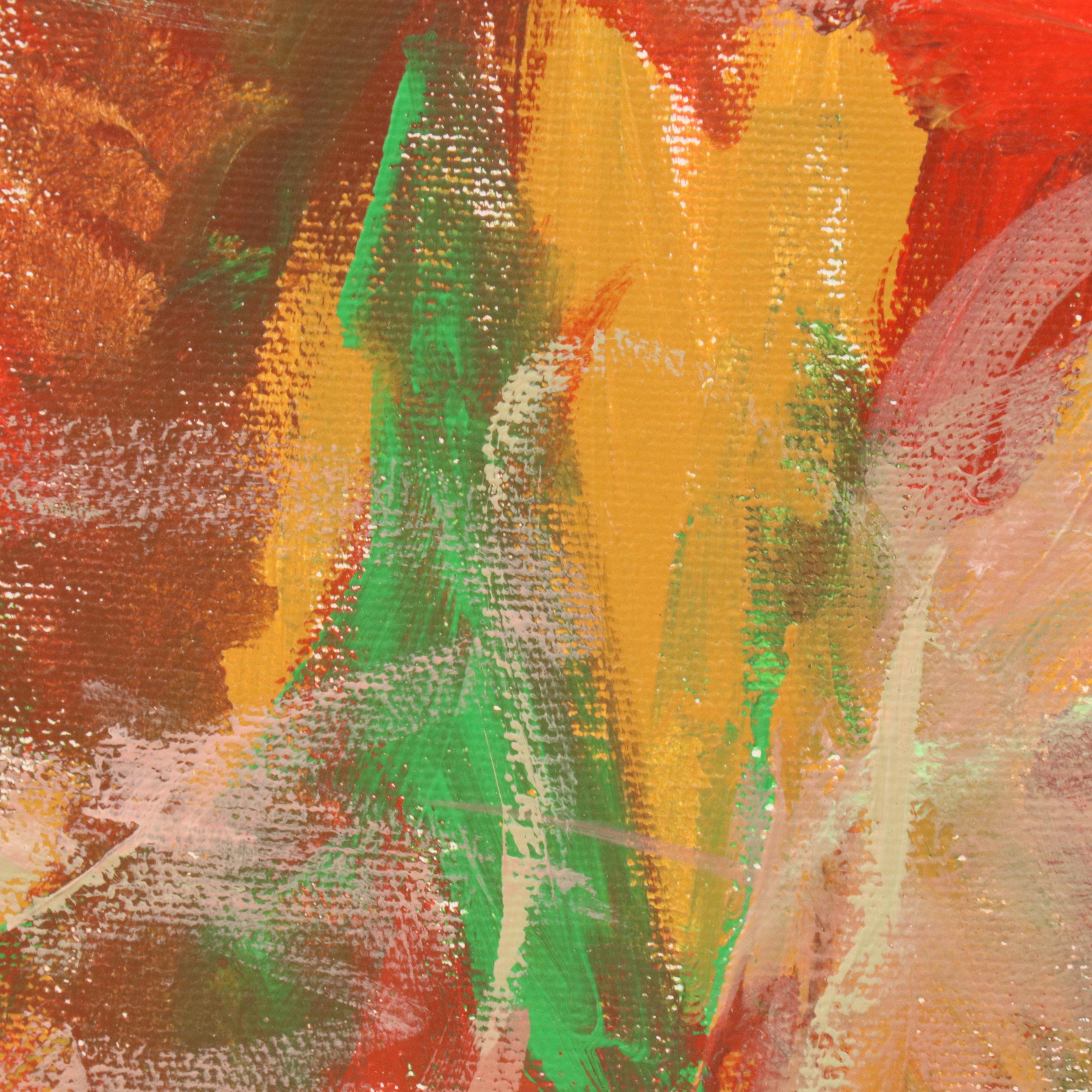 Diz Wright Abstract Oil Painting, Late 20th / 21st Century