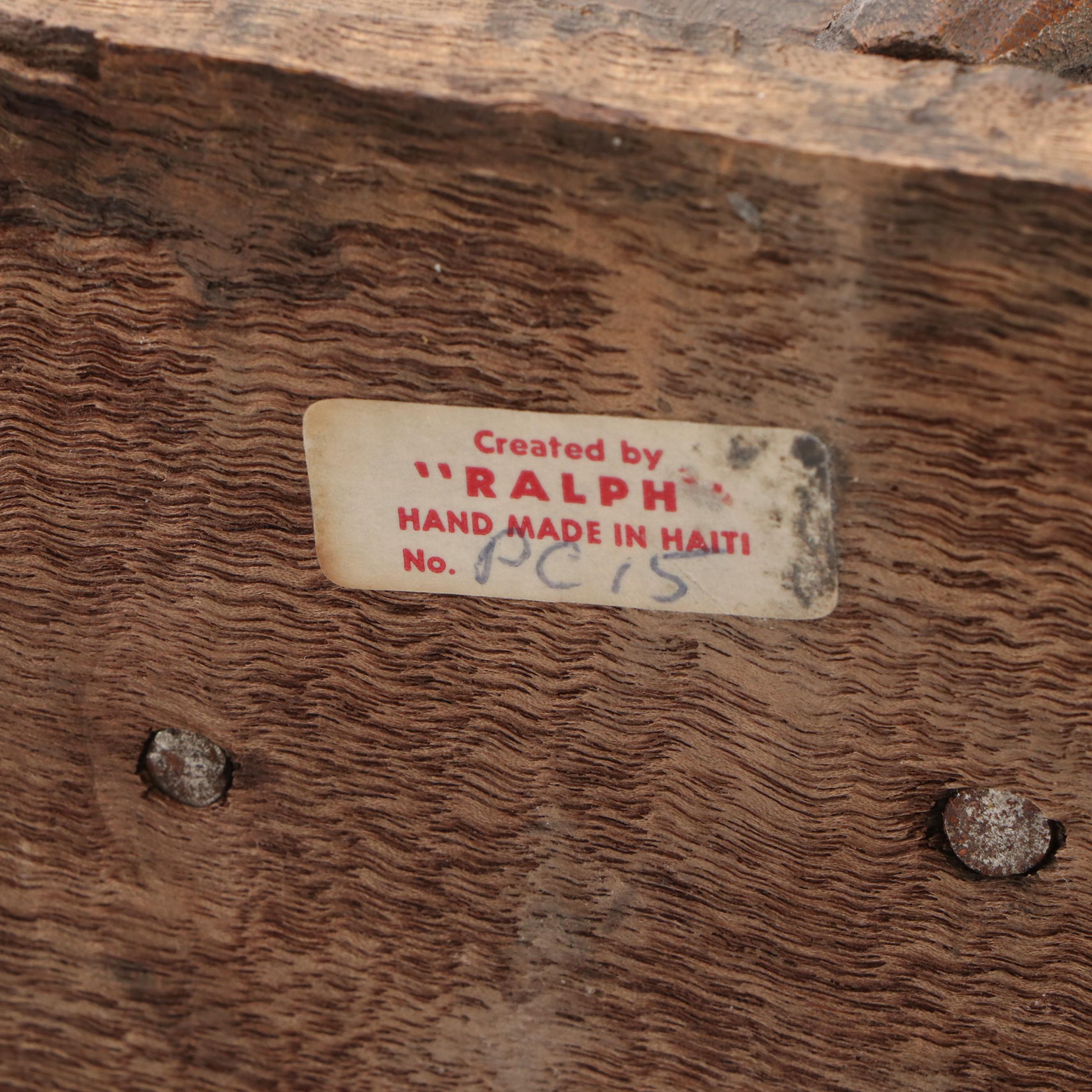 Haitian Carved Wood Female Figure with Kenyan Stone Mask and Other African Décor