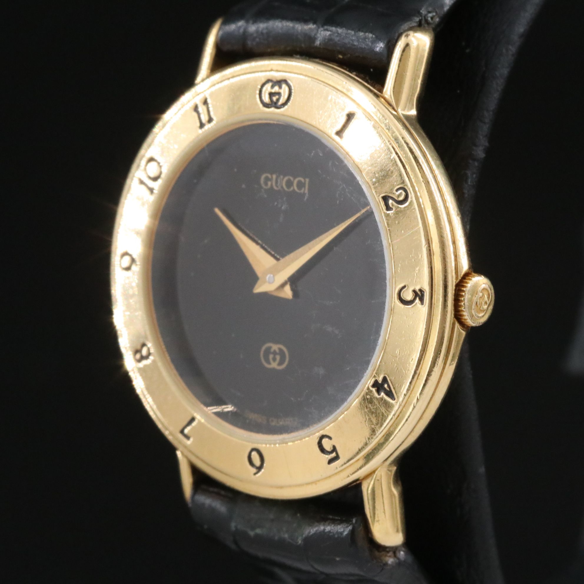 Gucci 3000L Gold-Plated Watch