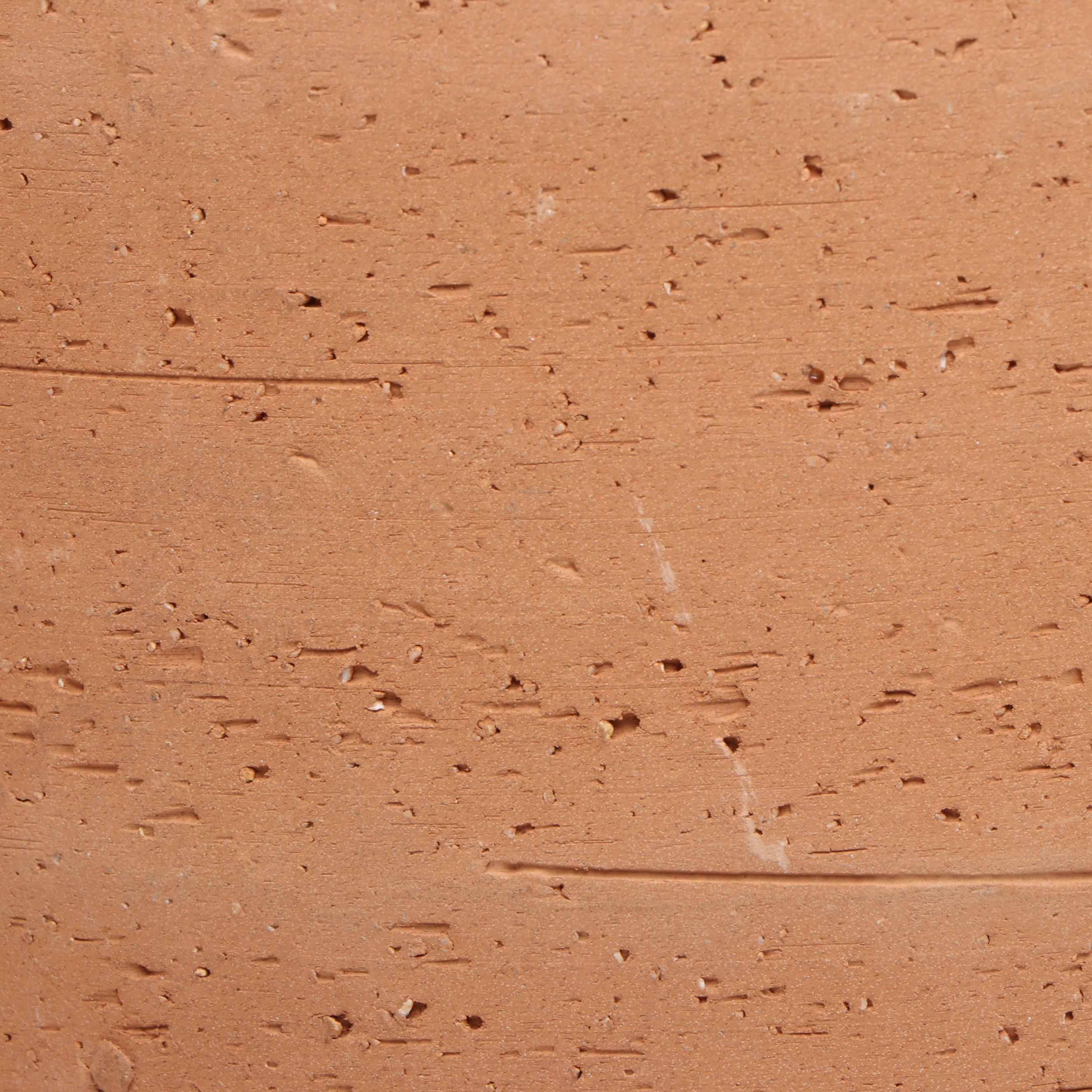 Terracotta & White Glazed Vases