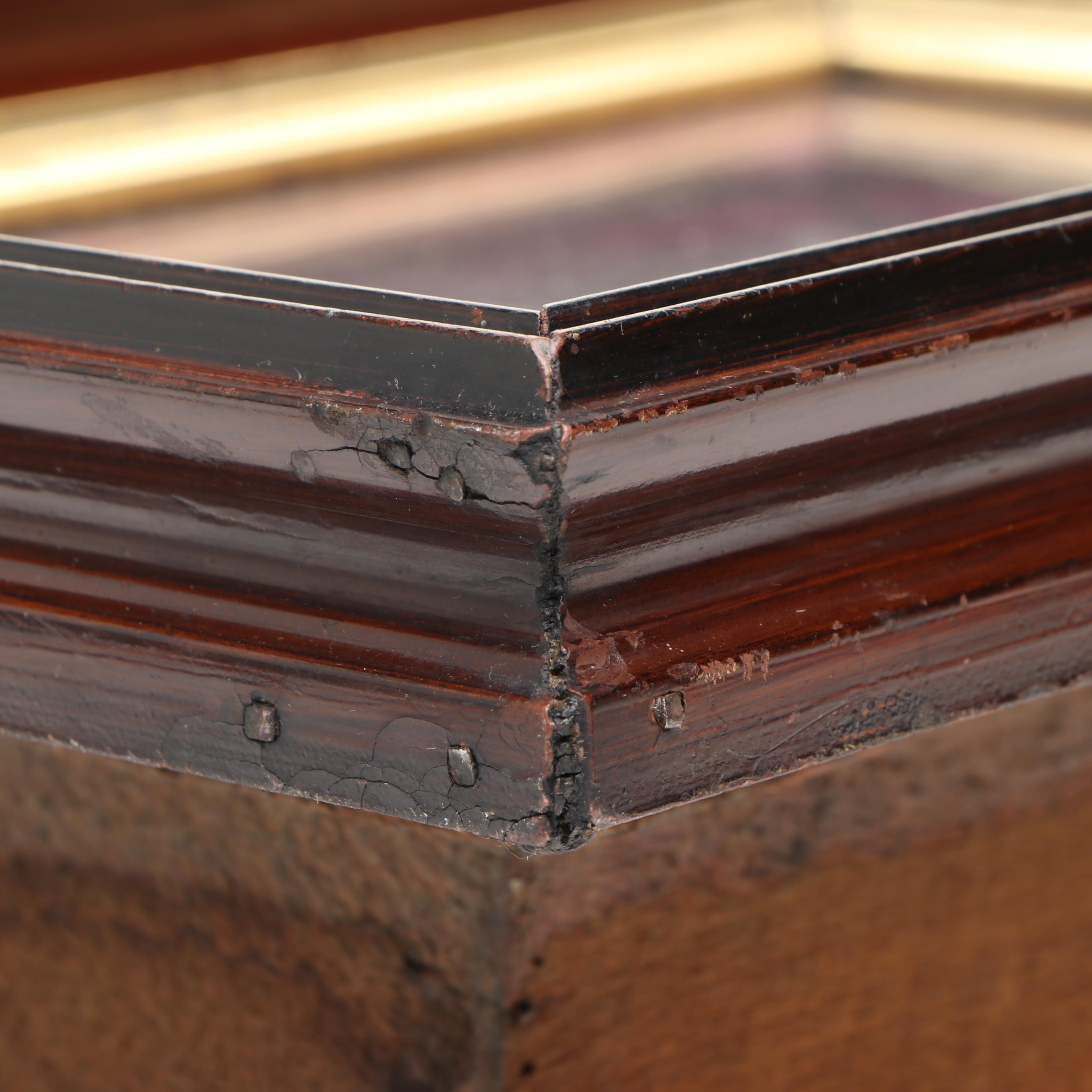 Vintage Framed Handmade Wool Bouquet