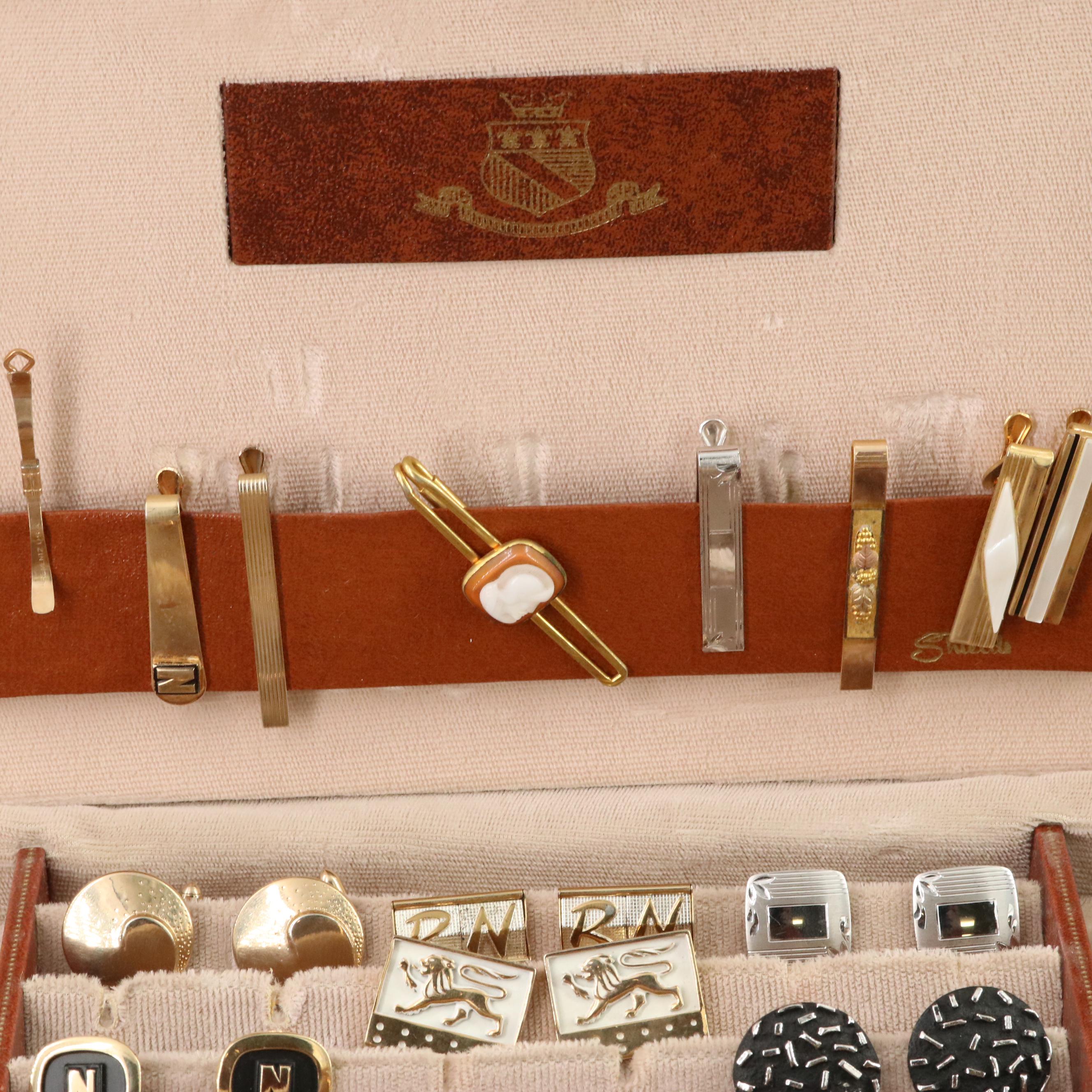 Men's Accessory Collection Including Mother-of-Pearl, Agate and Sterling