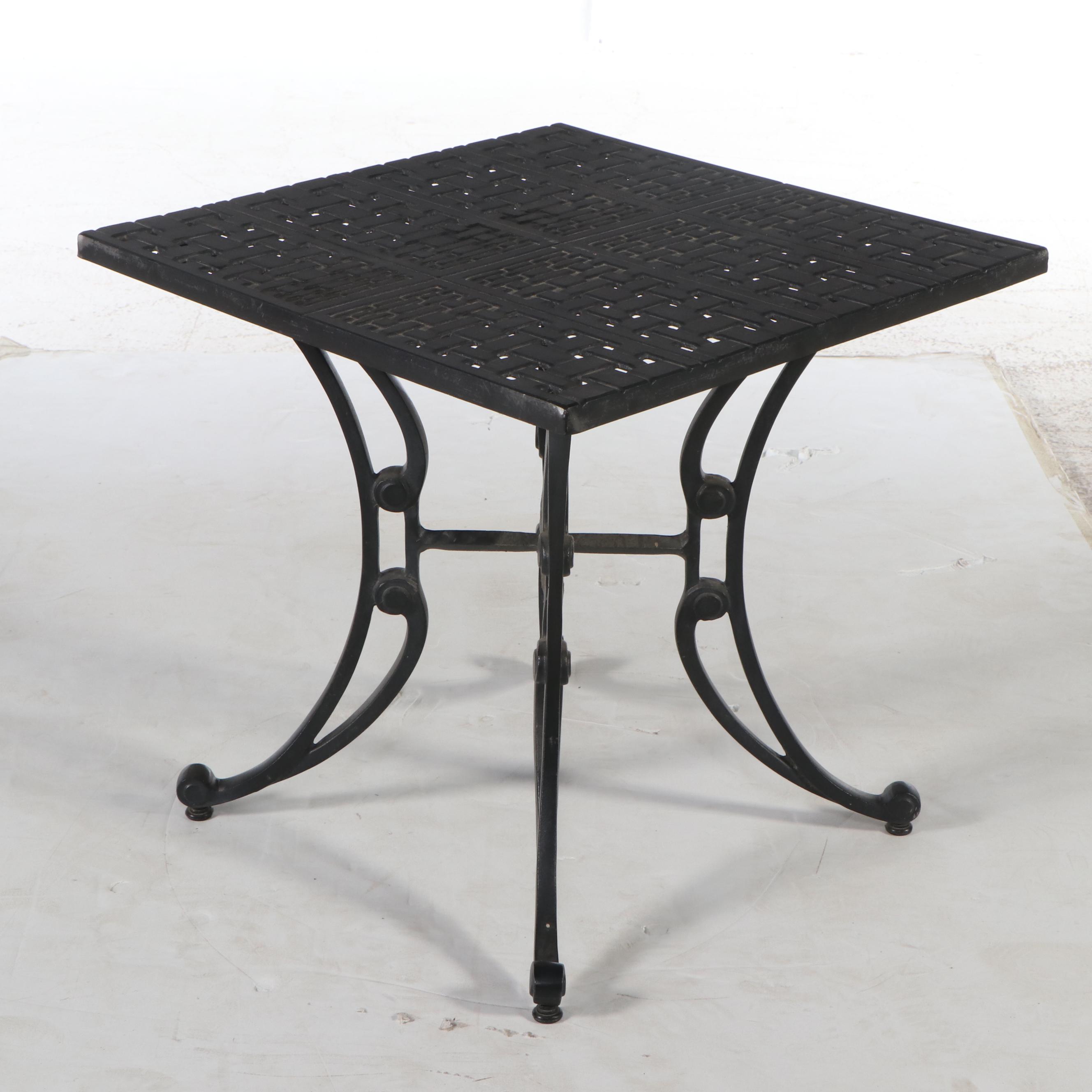 Metal Patio Side Table