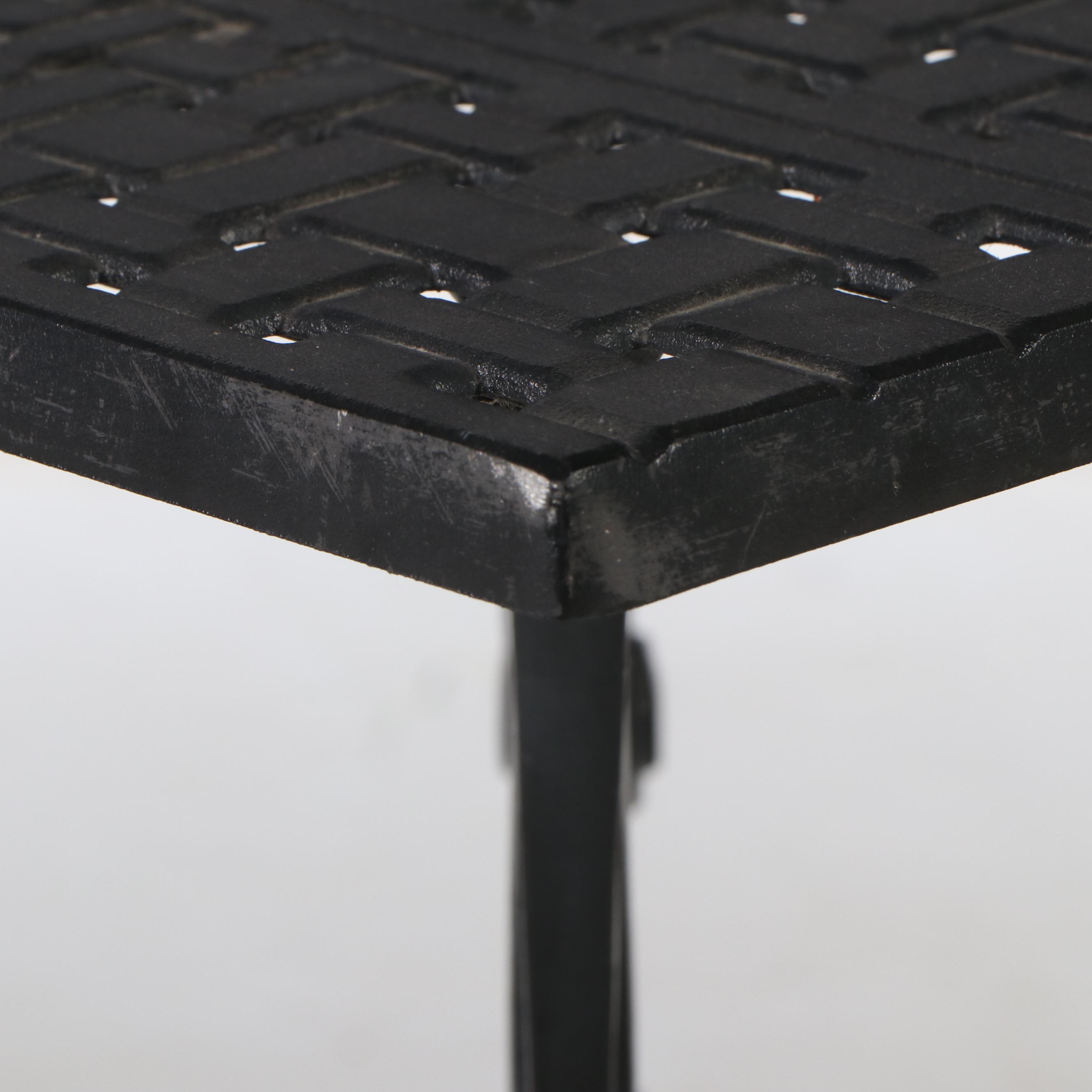 Metal Patio Side Table