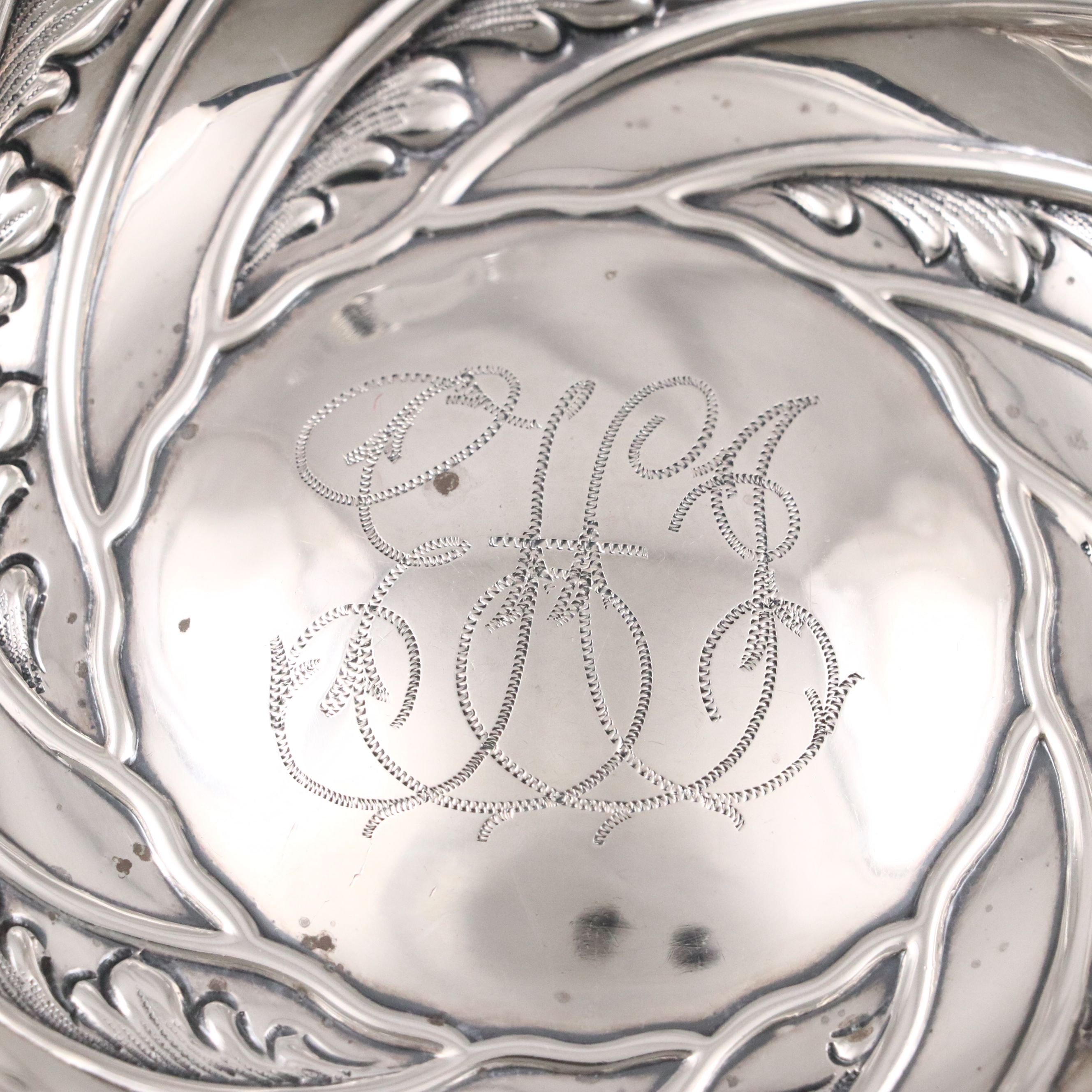 Fuchs & Beiderhase Sterling Silver Scrolling Foliate Bowl, Late 19th Century