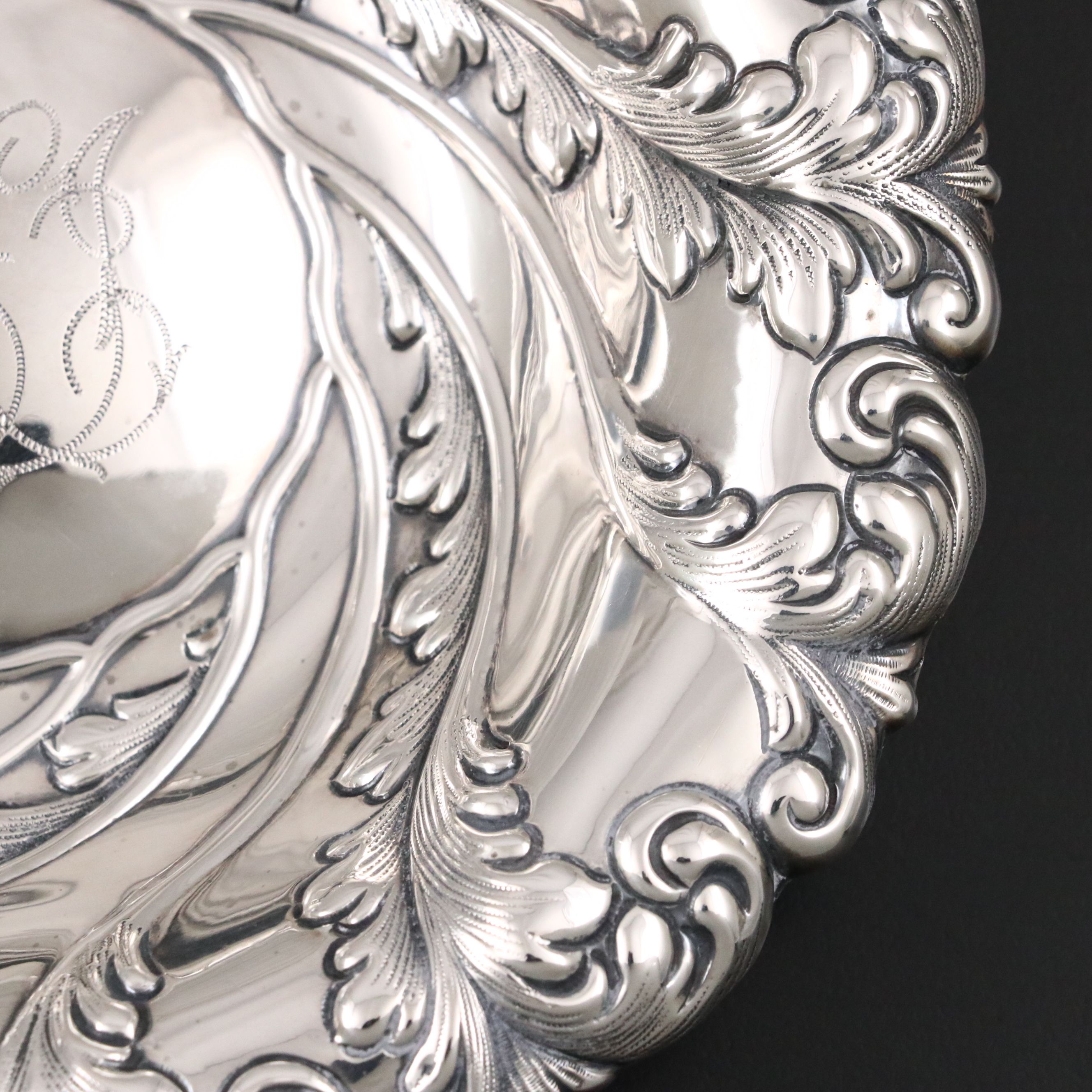 Fuchs & Beiderhase Sterling Silver Scrolling Foliate Bowl, Late 19th Century