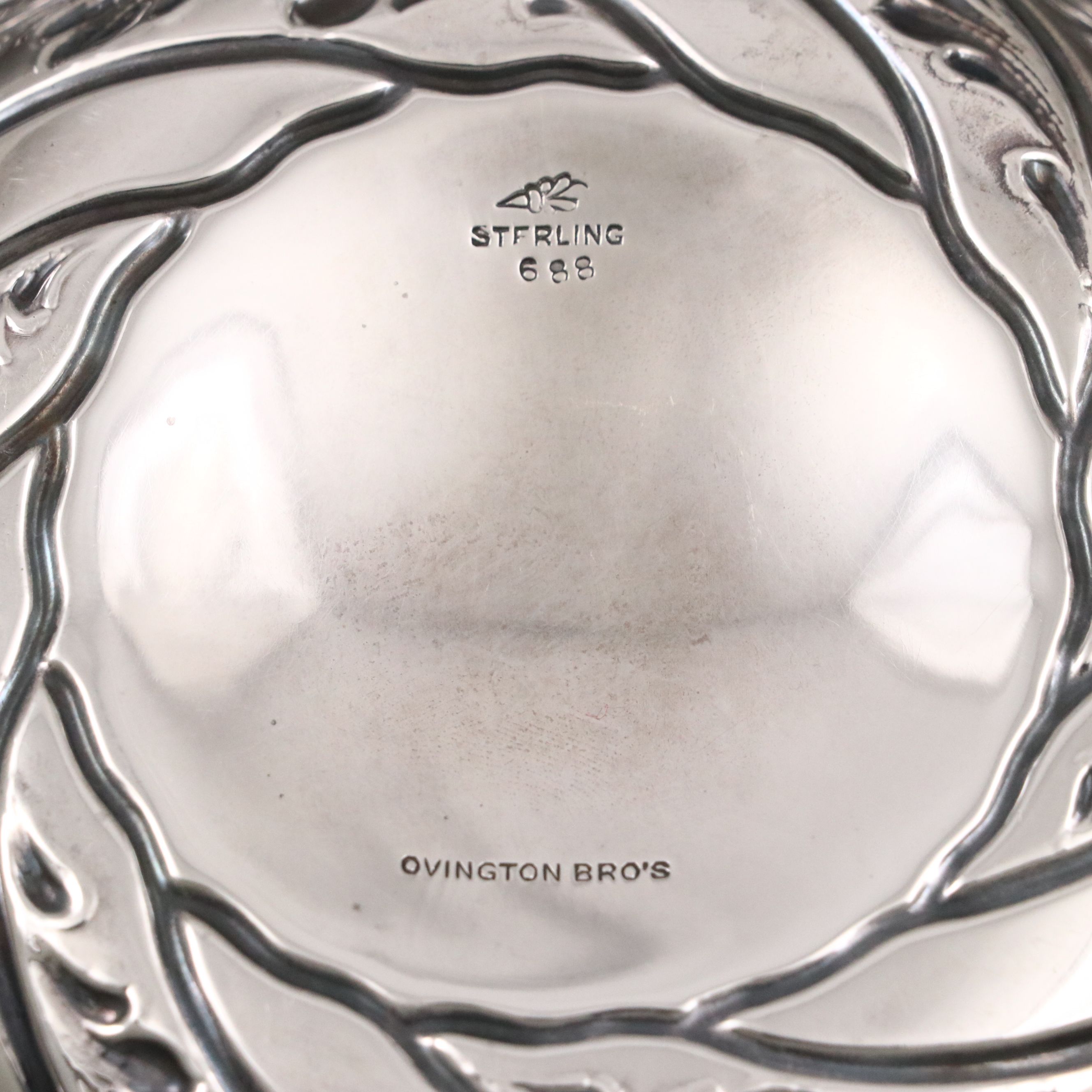 Fuchs & Beiderhase Sterling Silver Scrolling Foliate Bowl, Late 19th Century