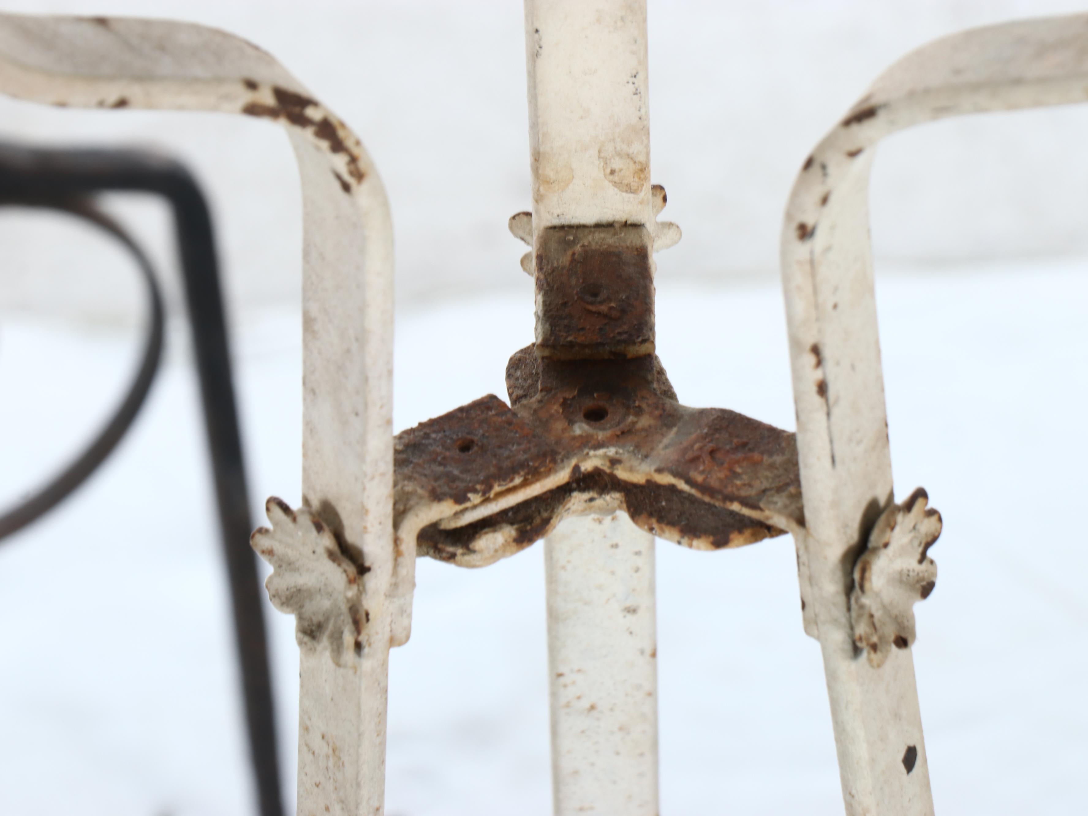 Wrought Iron Planter Stands, Early to Mid-20th Century