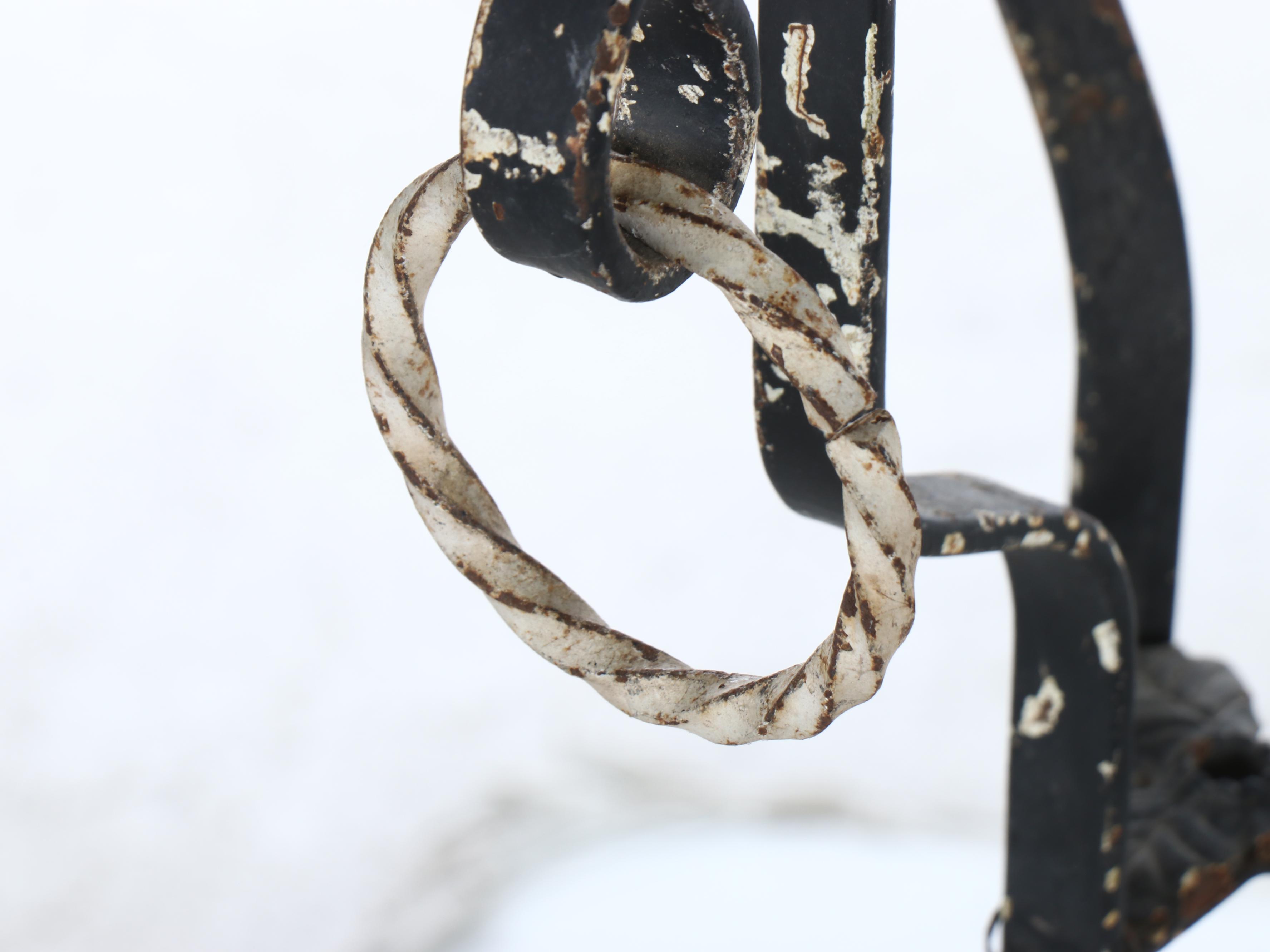 Wrought Iron Planter Stands, Early to Mid-20th Century