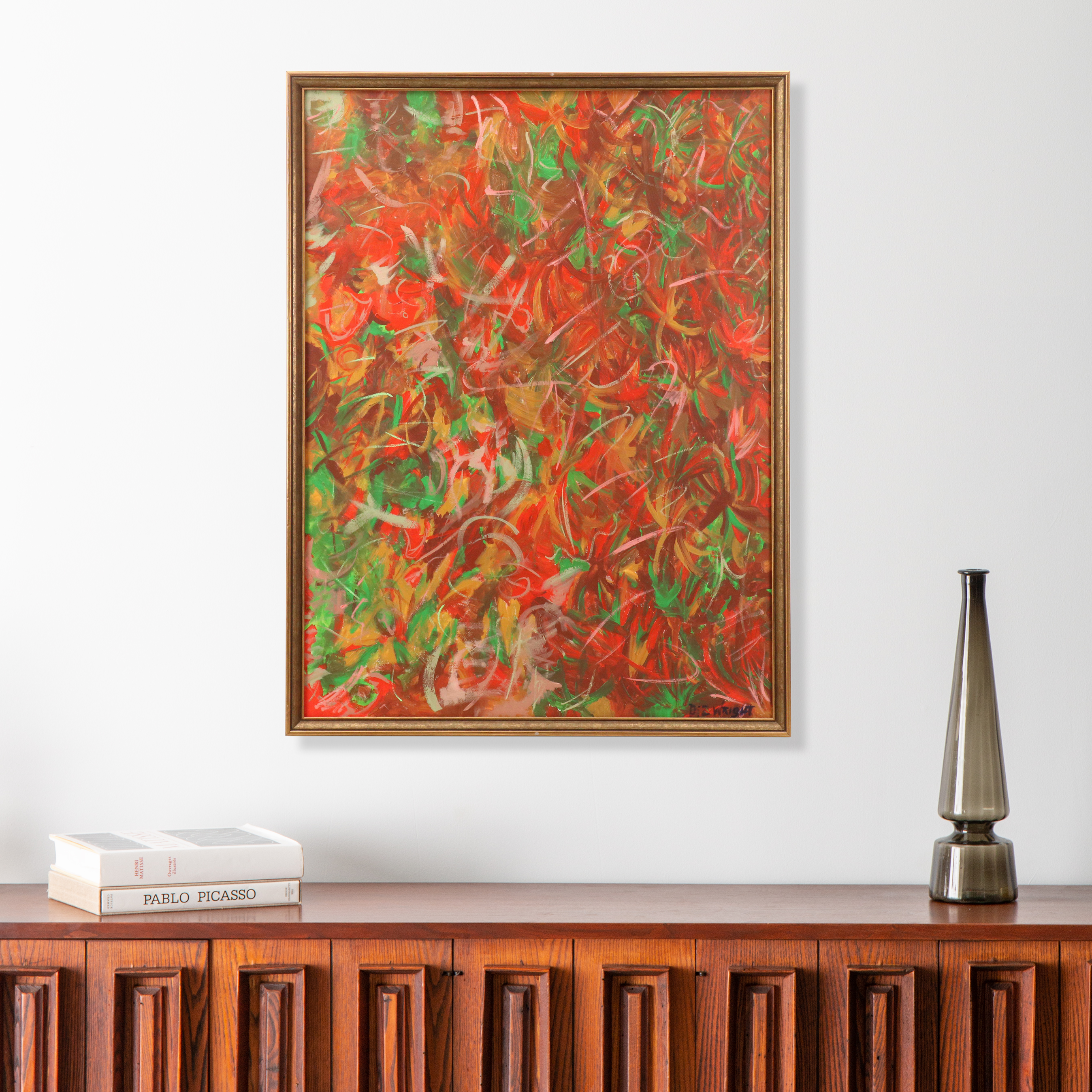 Diz Wright Abstract Oil Painting, Late 20th / 21st Century