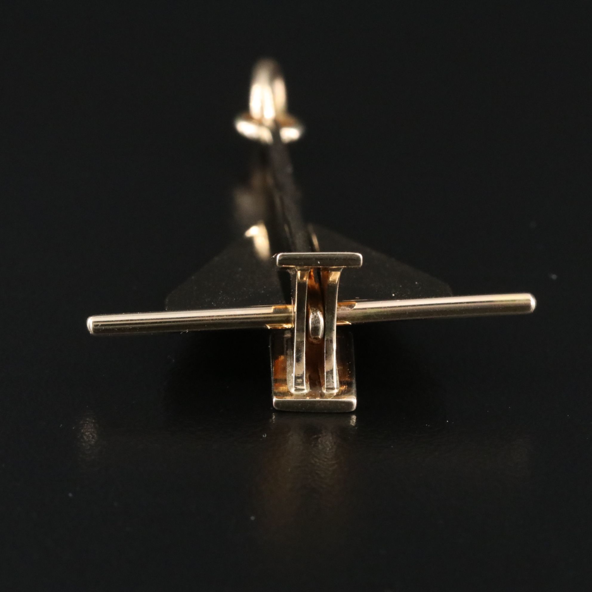 14K Articulated Fluke Anchor Pendant