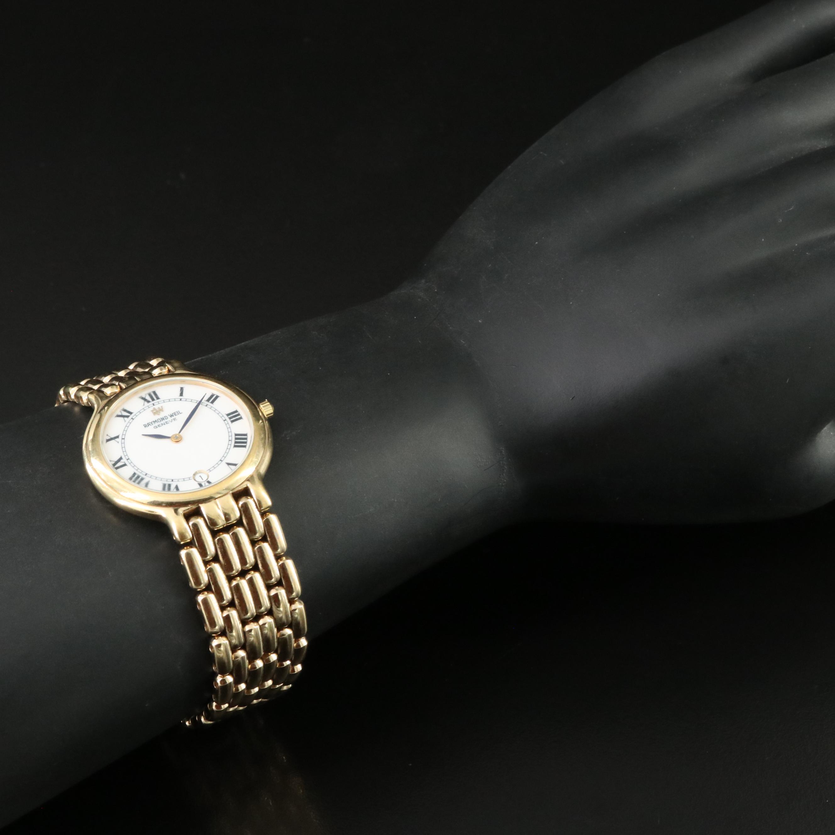 Raymond Weil 18K Gold-Plated Watch