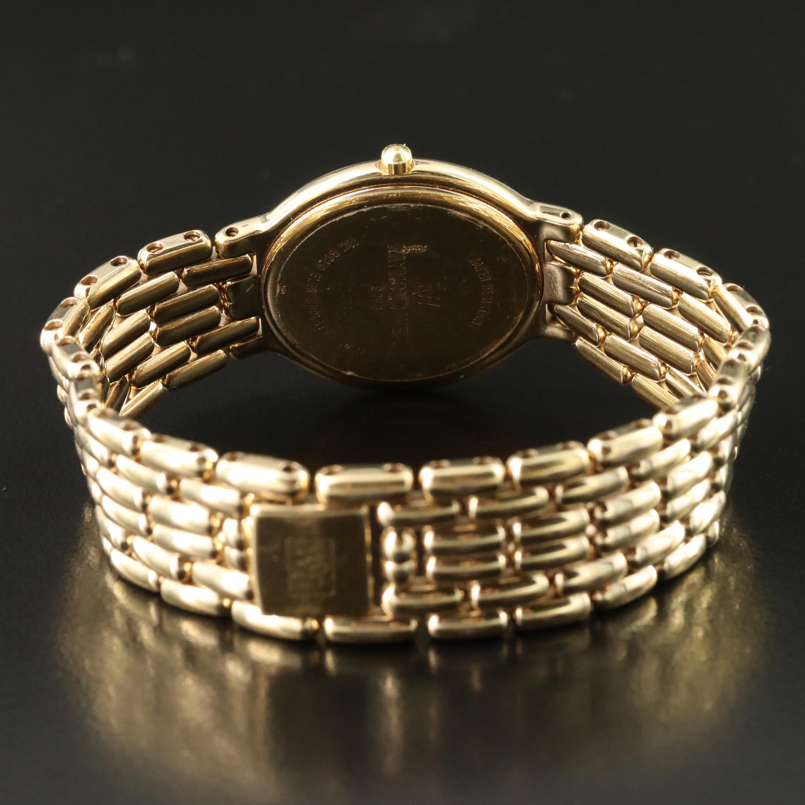 Raymond Weil 18K Gold-Plated Watch
