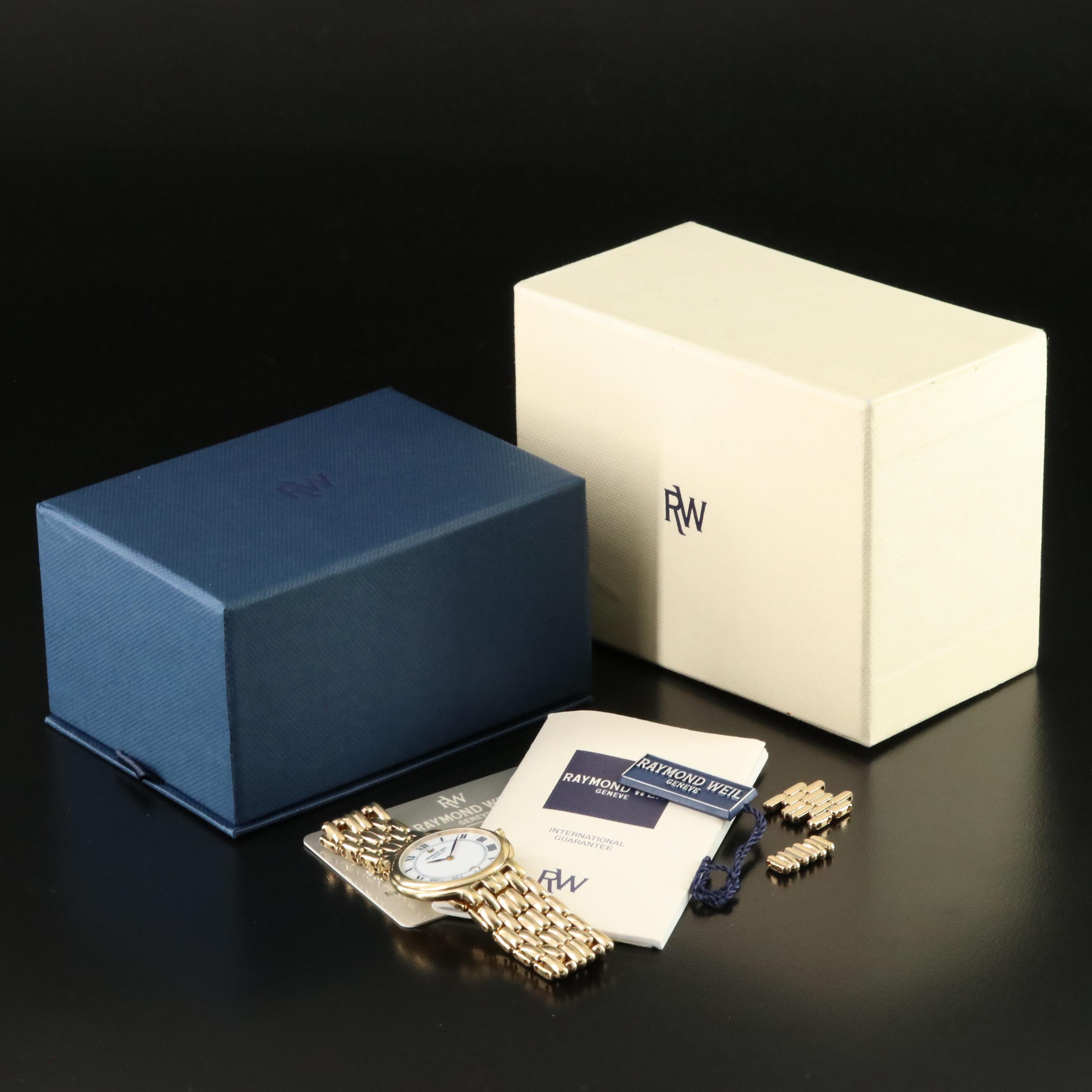 Raymond Weil 18K Gold-Plated Watch