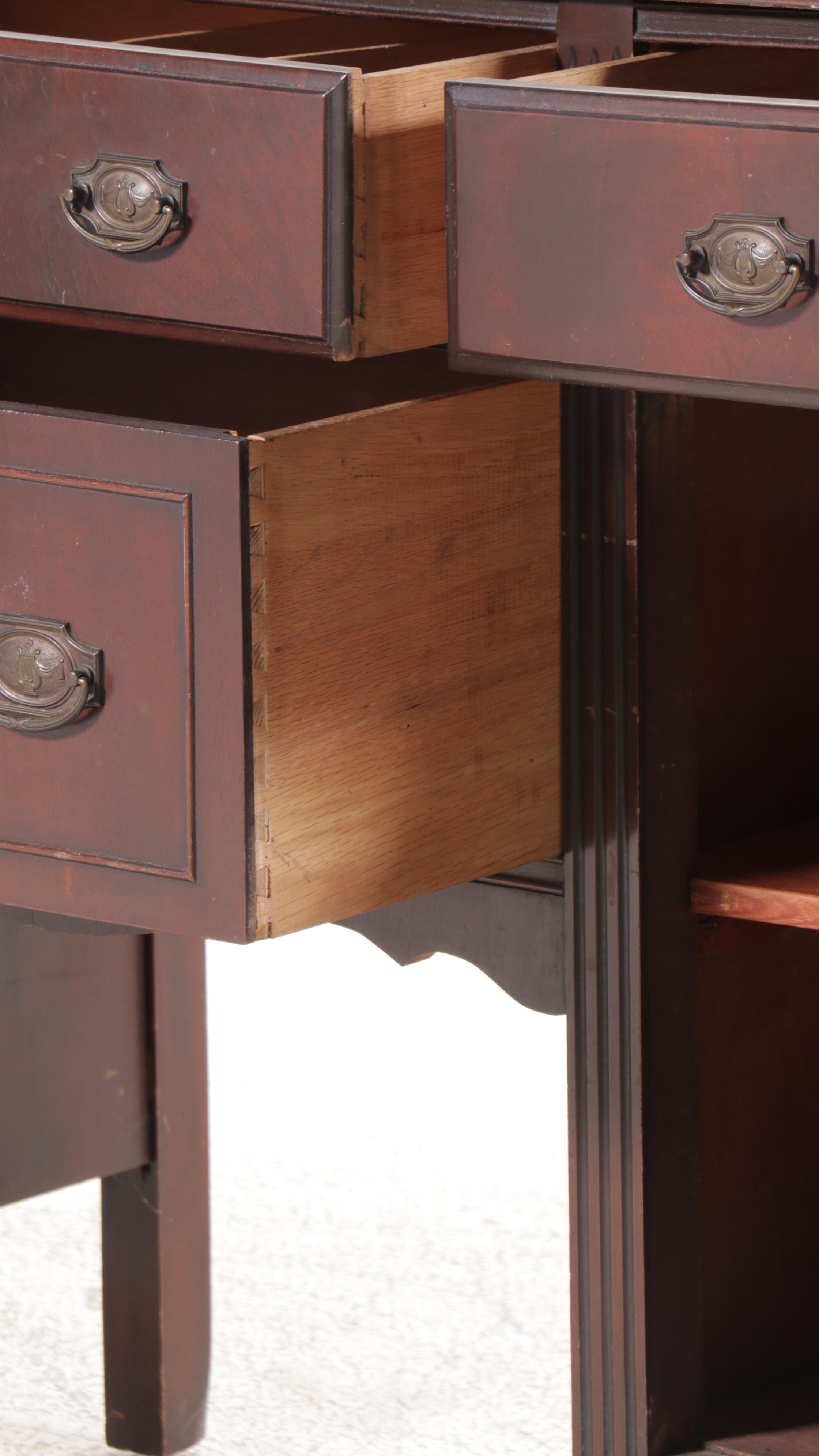 Webb Furniture Co. Mahogany Finish Buffet with Mirror