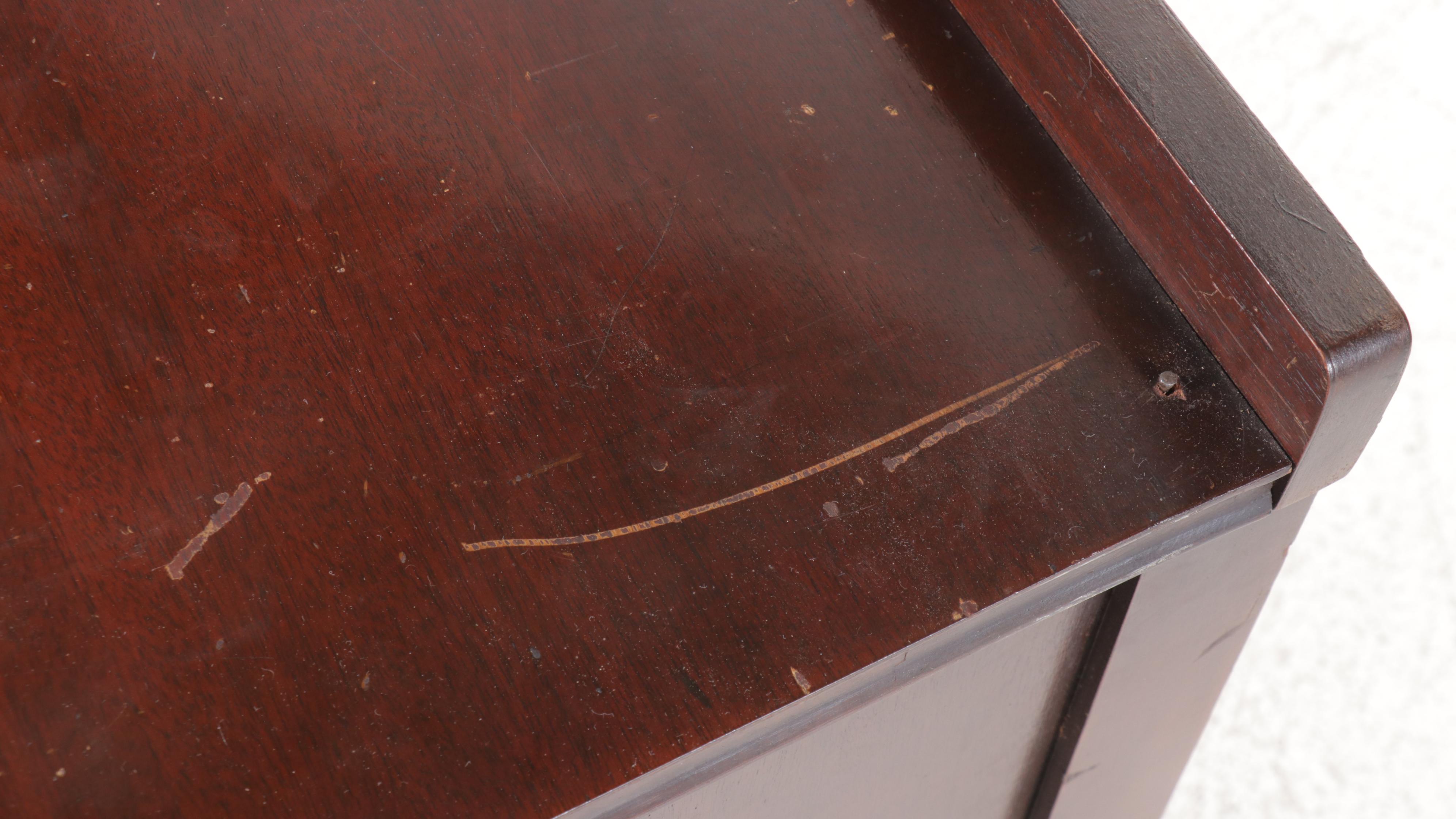 Webb Furniture Co. Mahogany Finish Buffet with Mirror