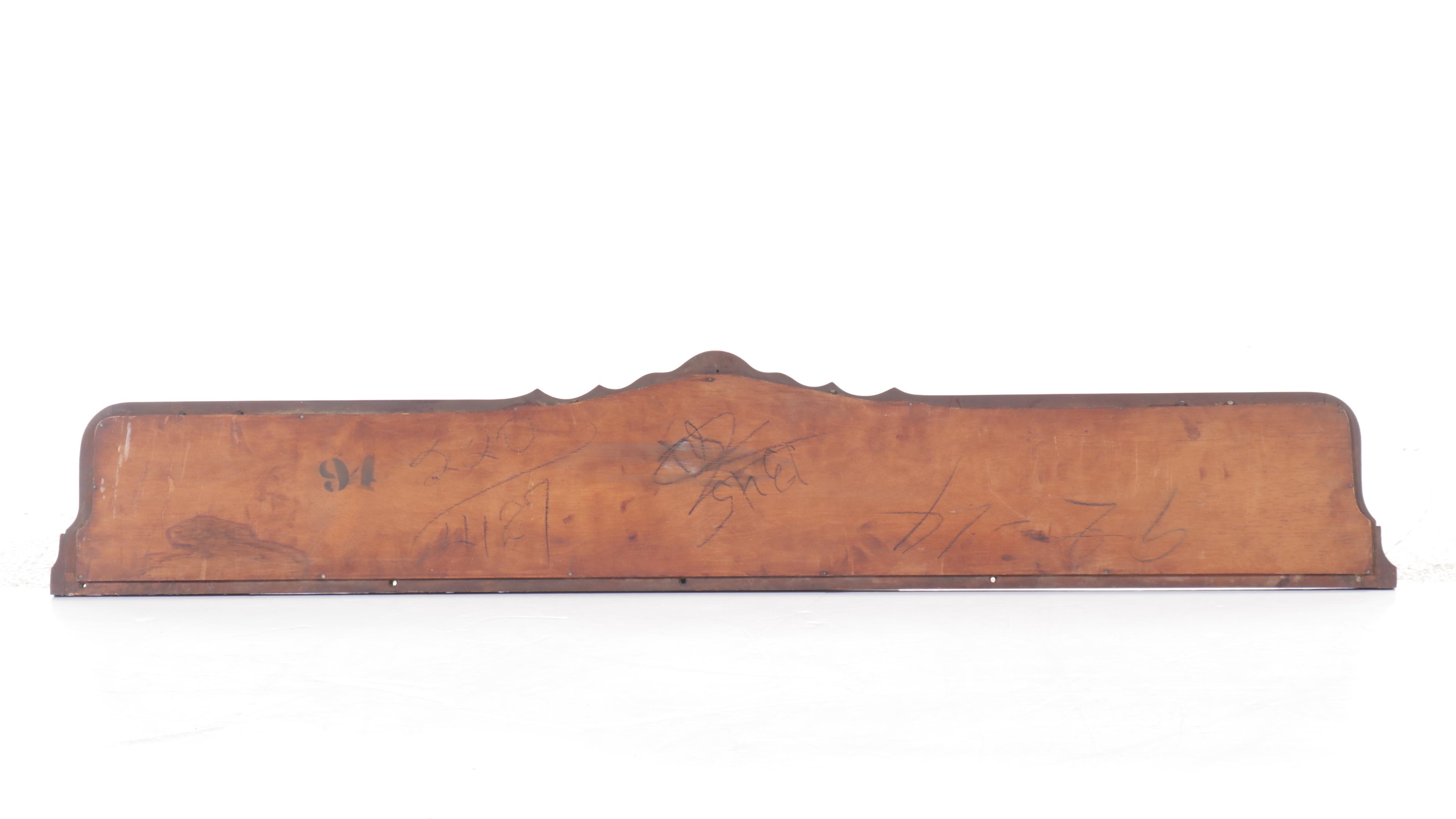 Webb Furniture Co. Mahogany Finish Buffet with Mirror