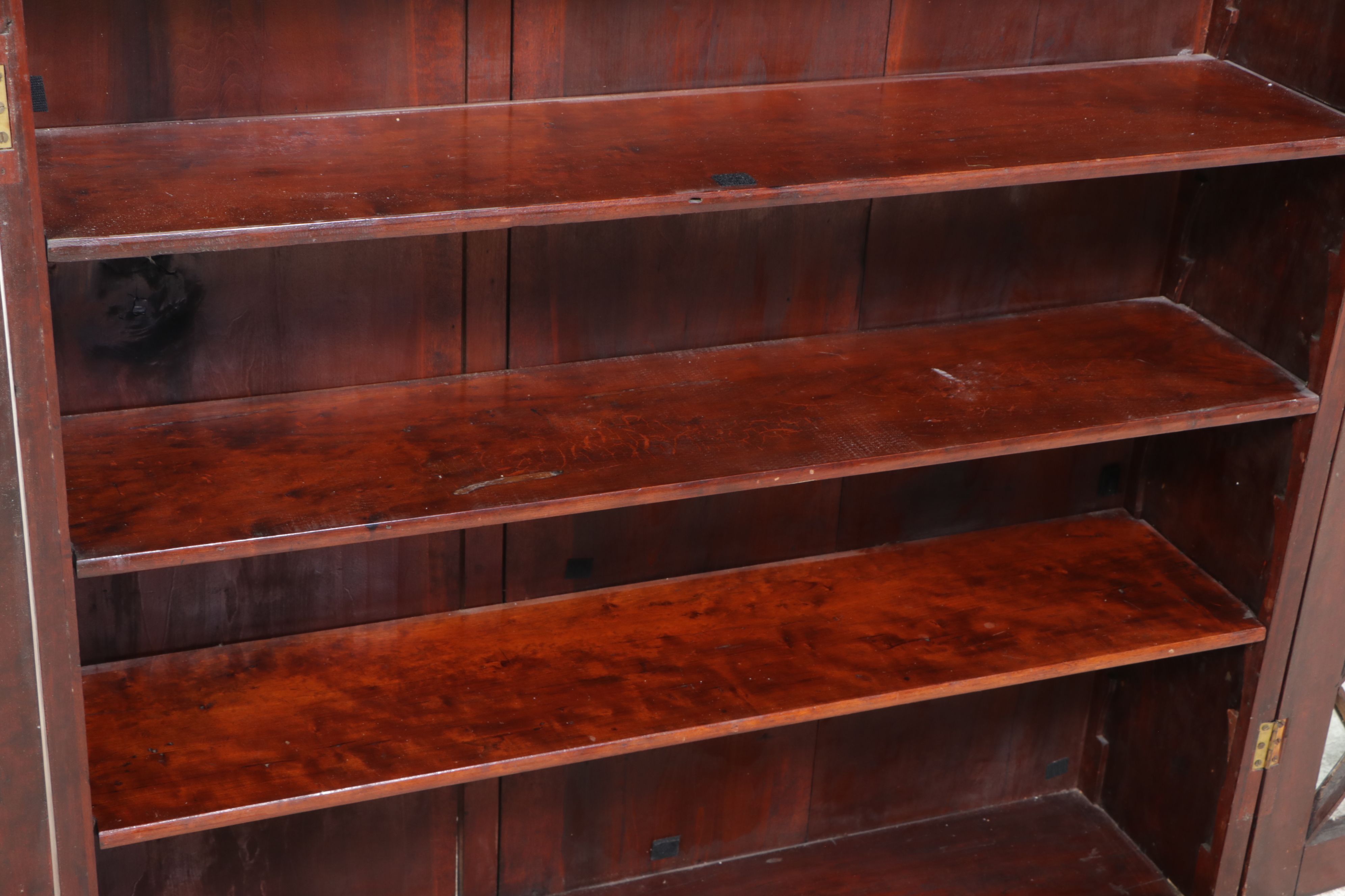 Georgian Mahogany China Cabinet, 18th or 19th C.