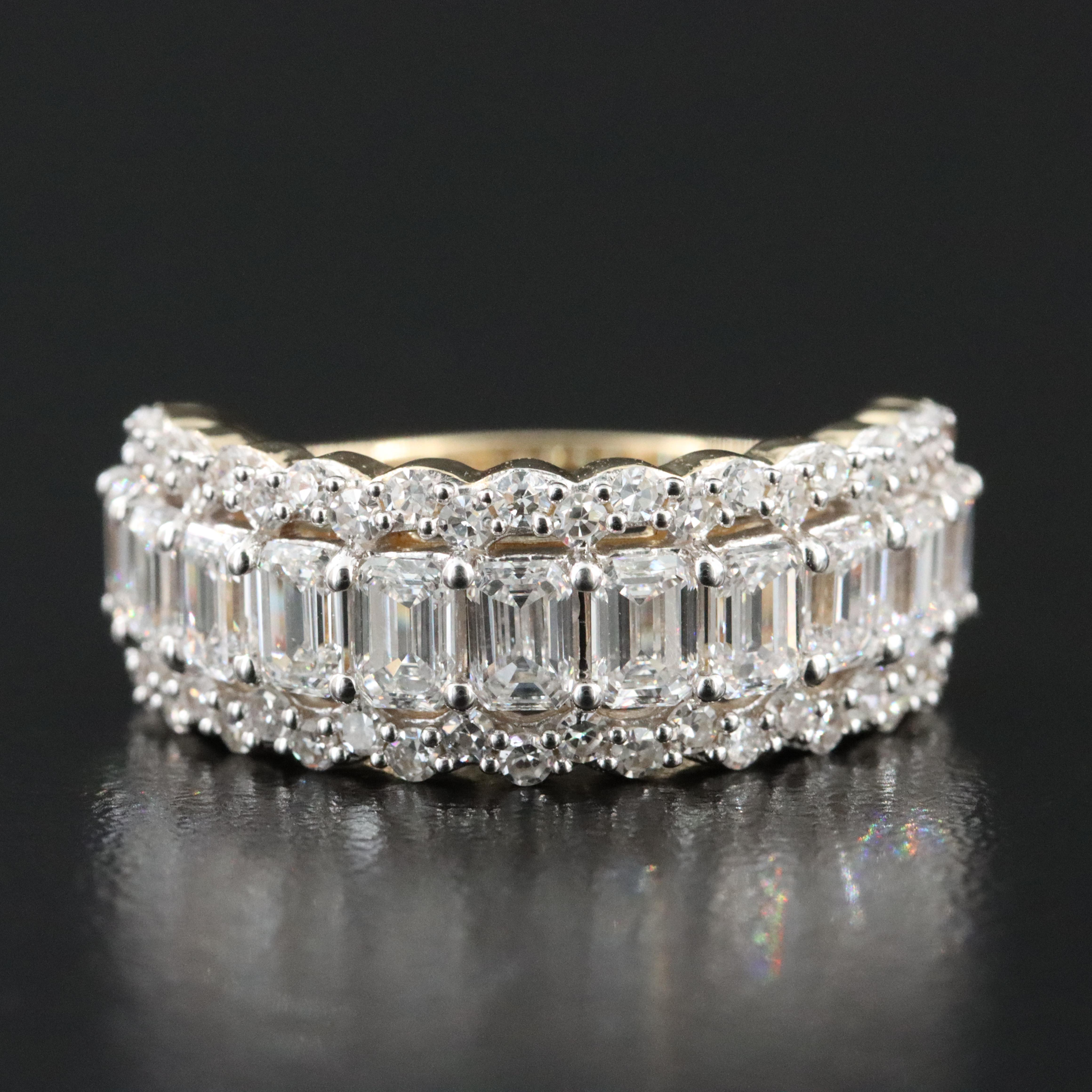 14K 2.75 CTW Lab Grown Diamond Ring