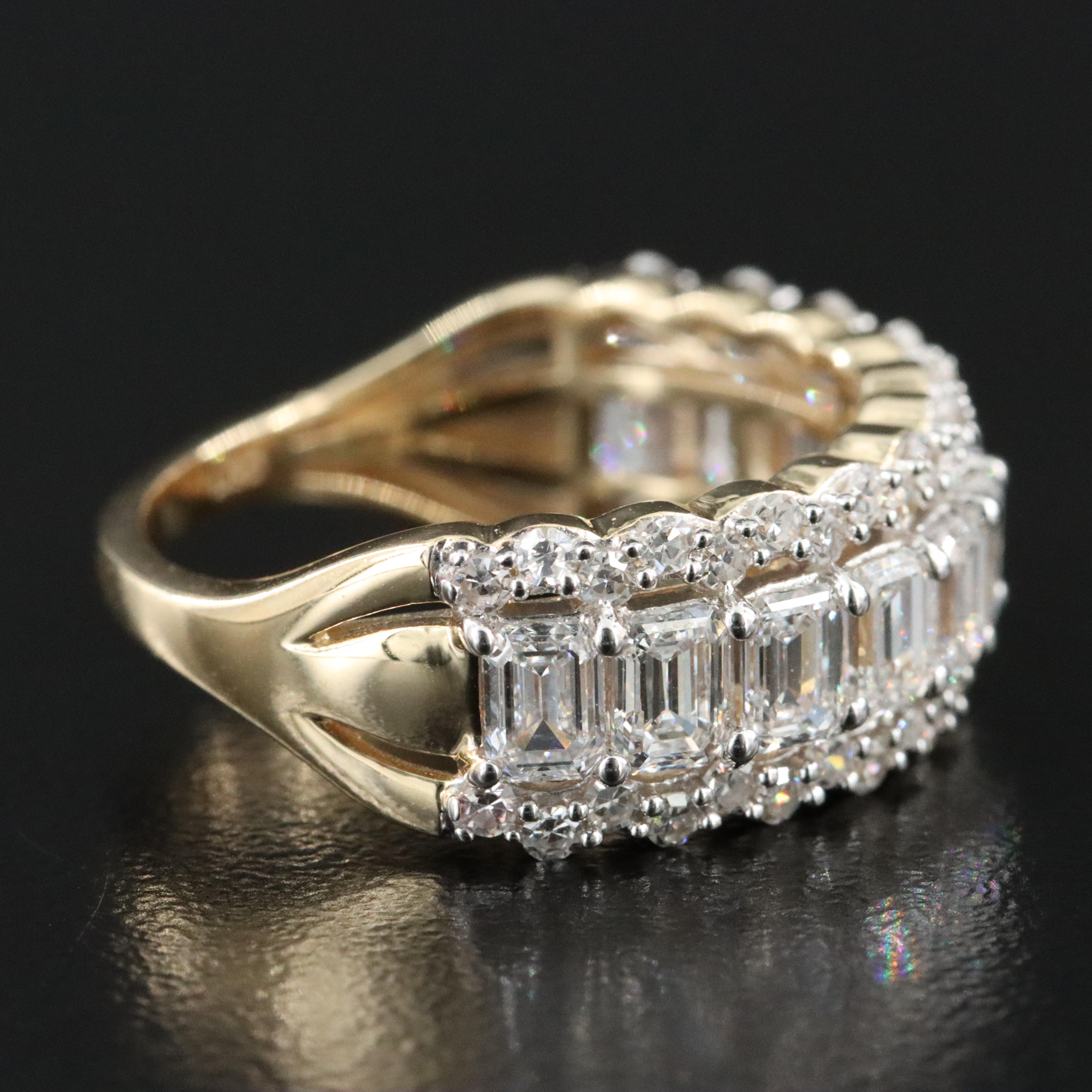 14K 2.75 CTW Lab Grown Diamond Ring