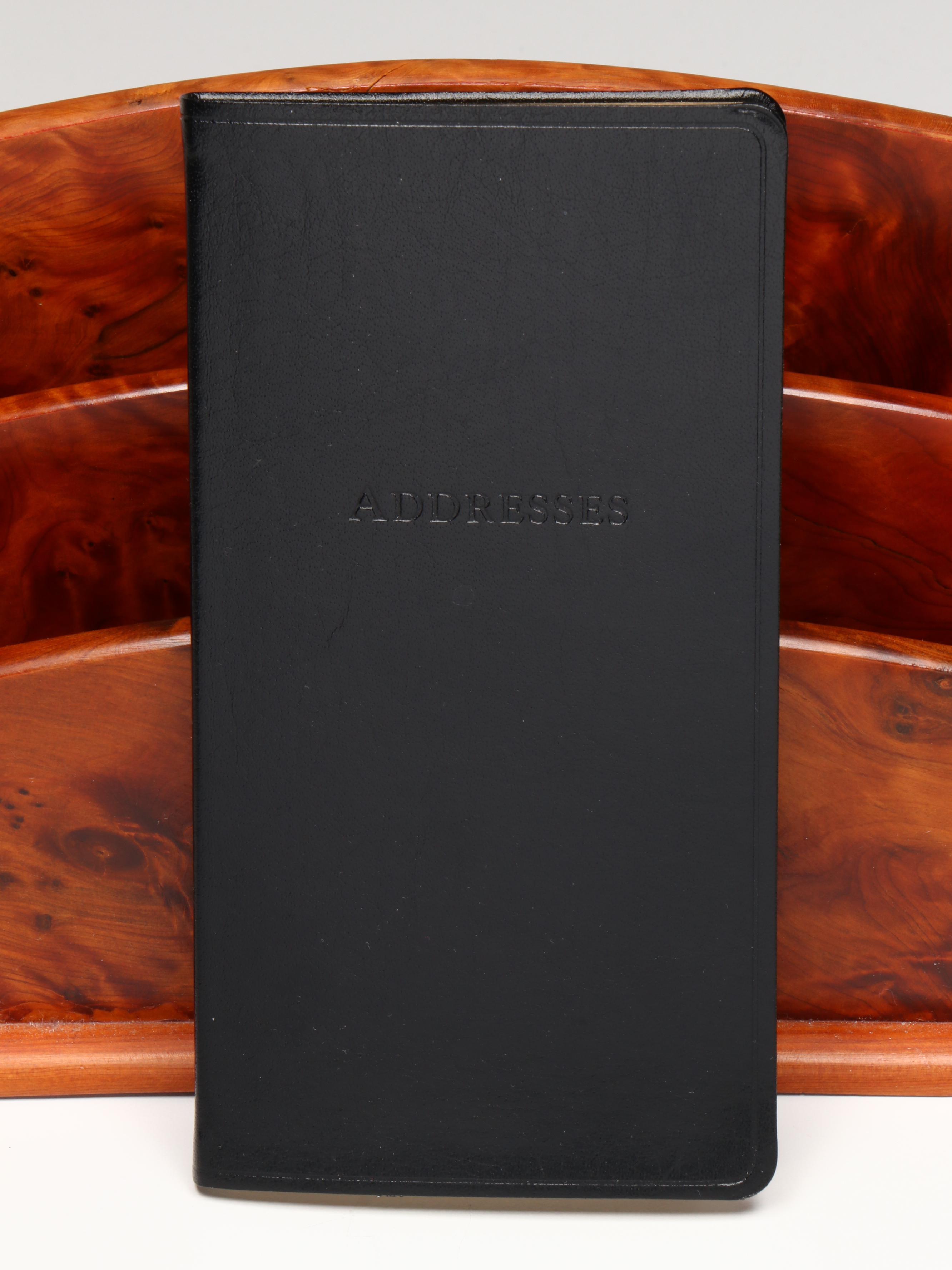 English Sterling Silver Letter Opener & Magnifyer Set, Burlwood Boxes and More