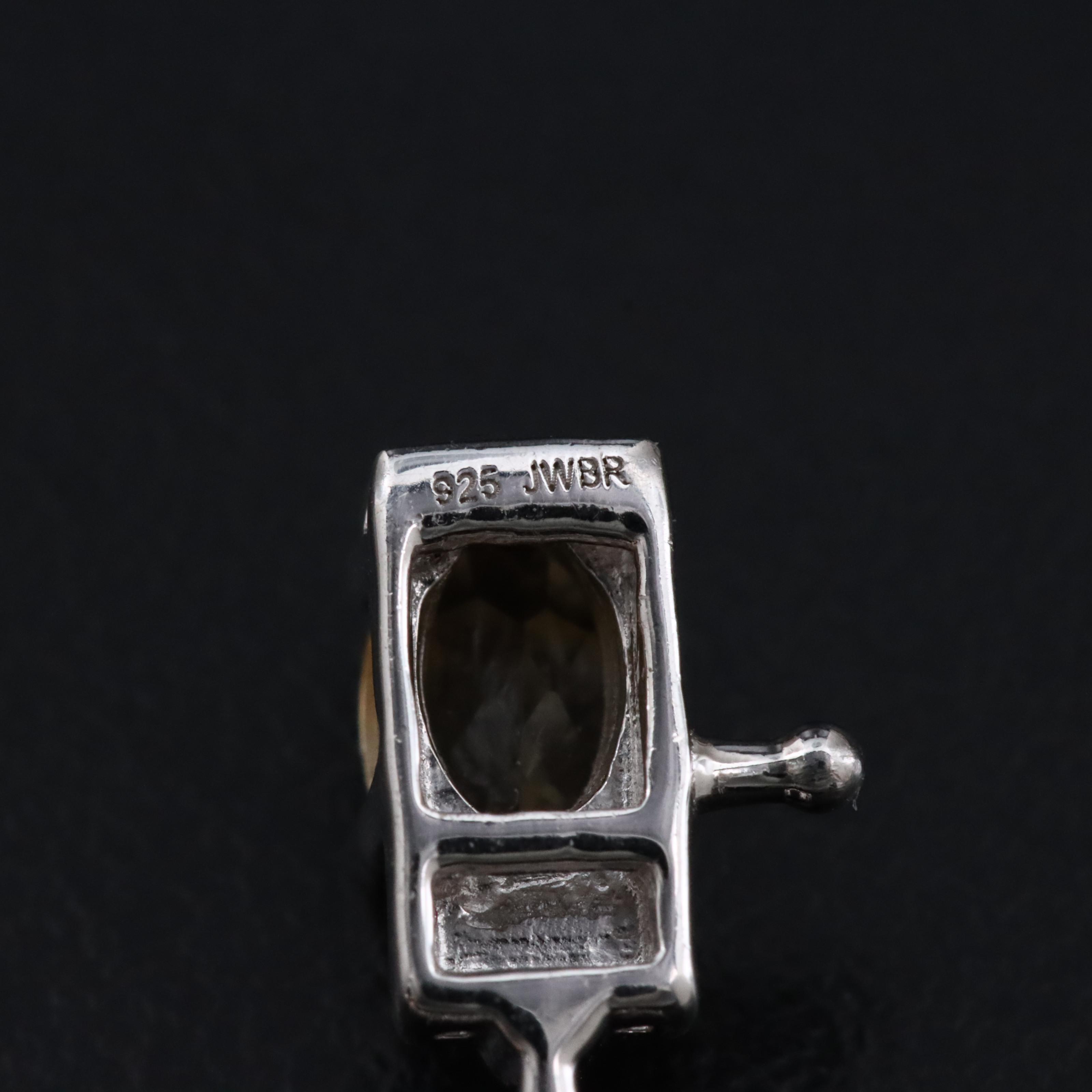 Sterling Peridot, Amethyst and Blue Topaz Bracelet