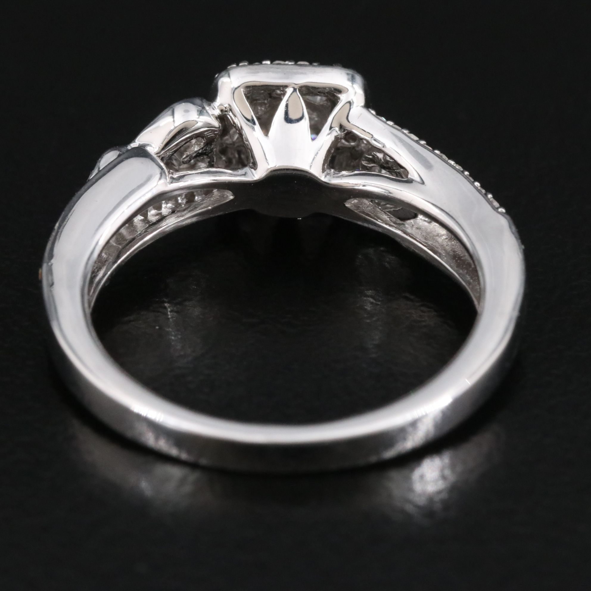 Hallmark Sterling Diamond Cluster Ring