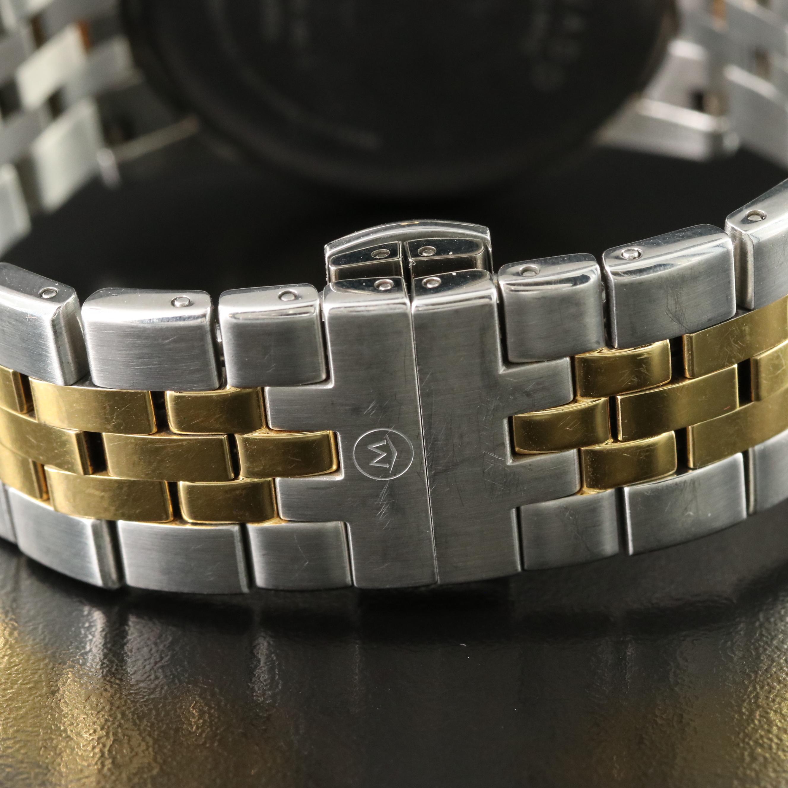 Movado Museum Classic Diamond Dial TwoTone Watch