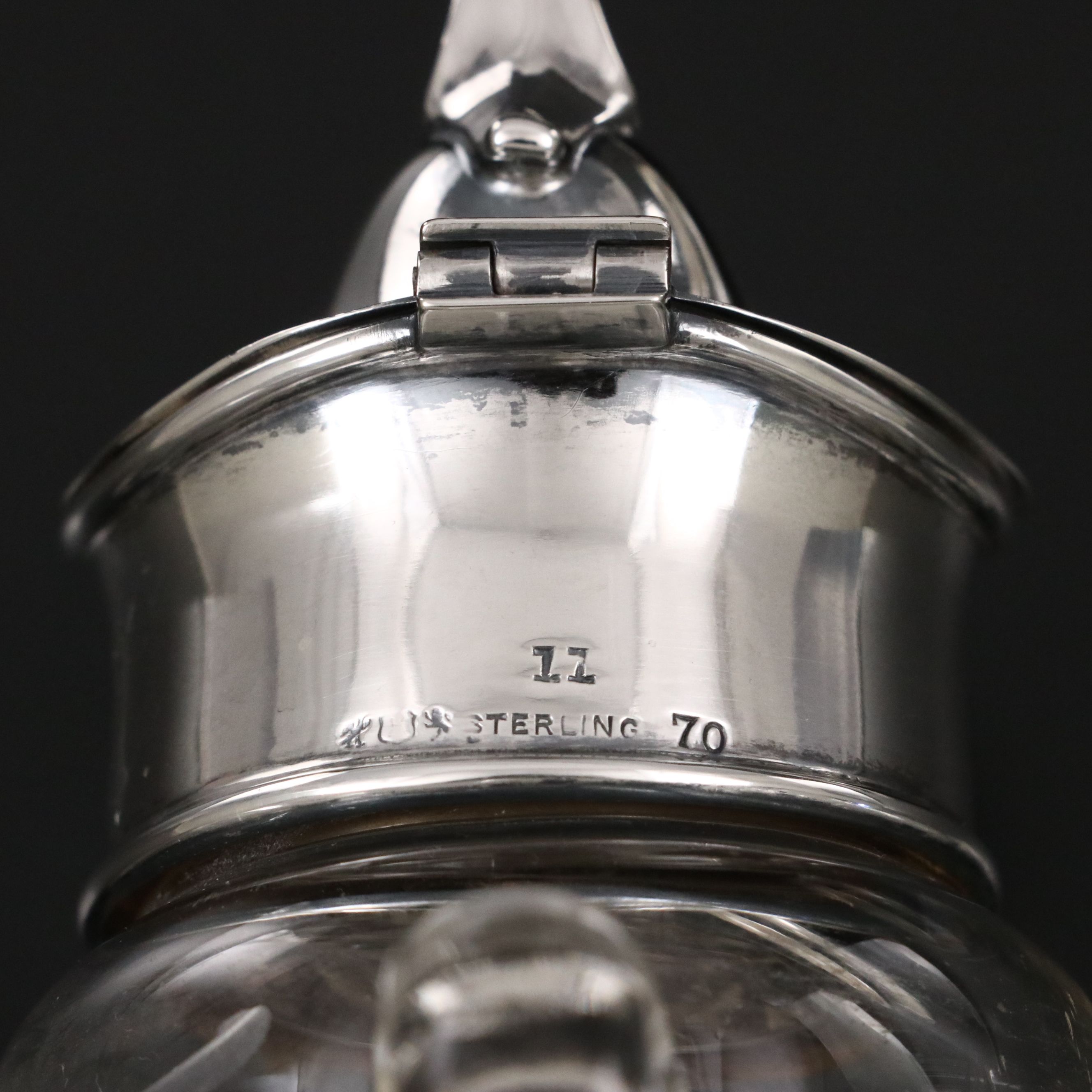 American Sterling Silver and Glass Table Accessories