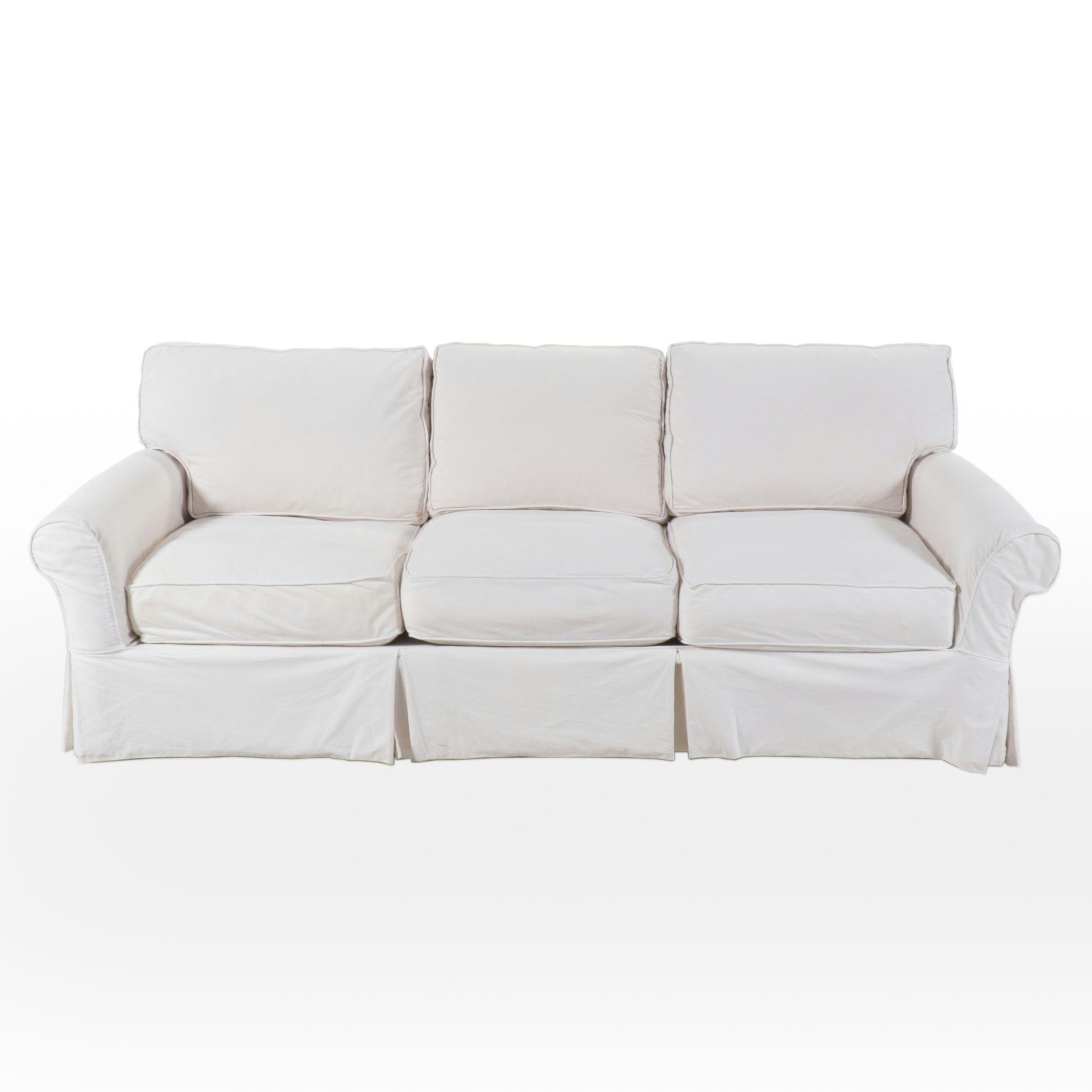 Slipcovered Sofa With Interchangeable Covers