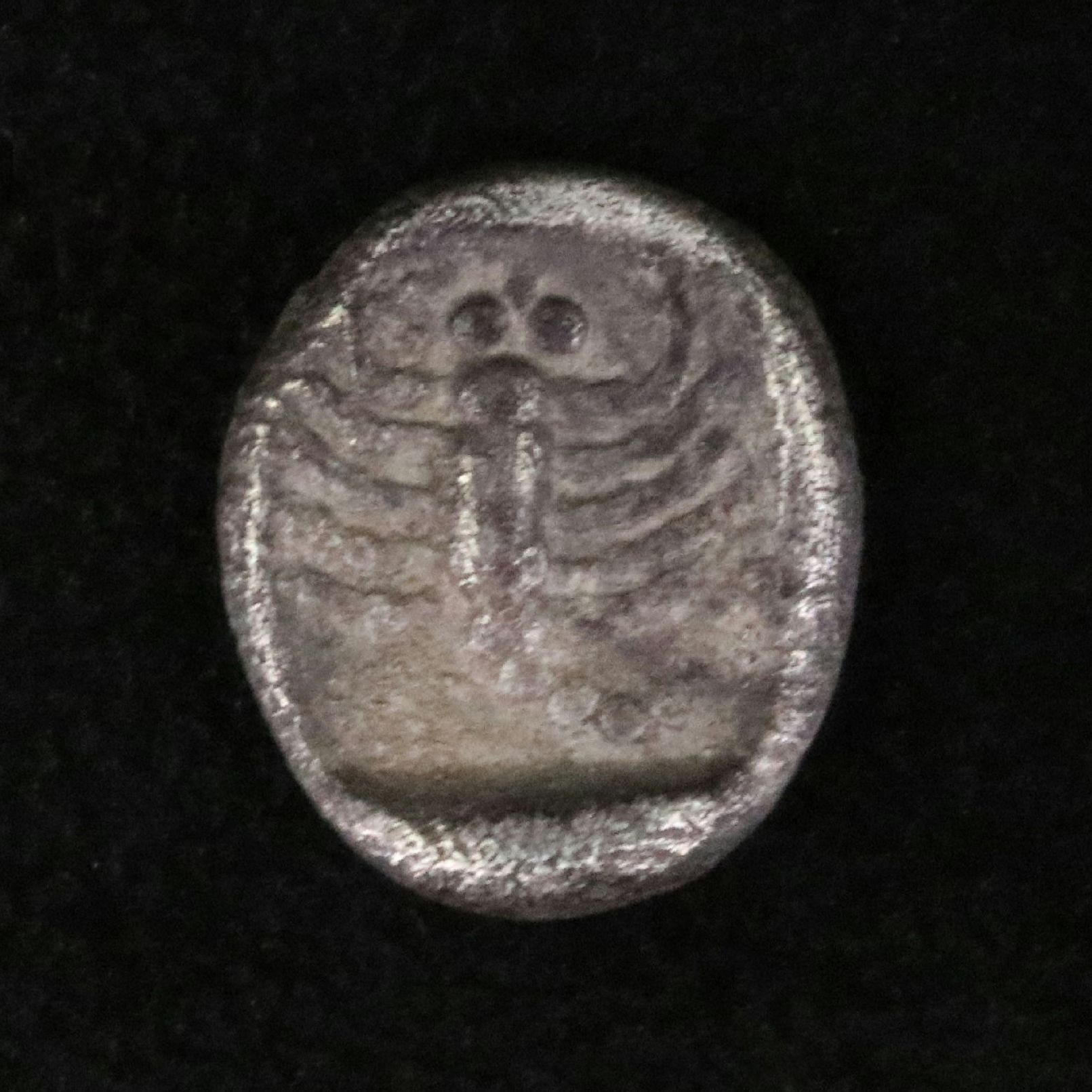 Ancient Caria, Mylasa AR Hemiobol Coin, ca. 450 B.C.