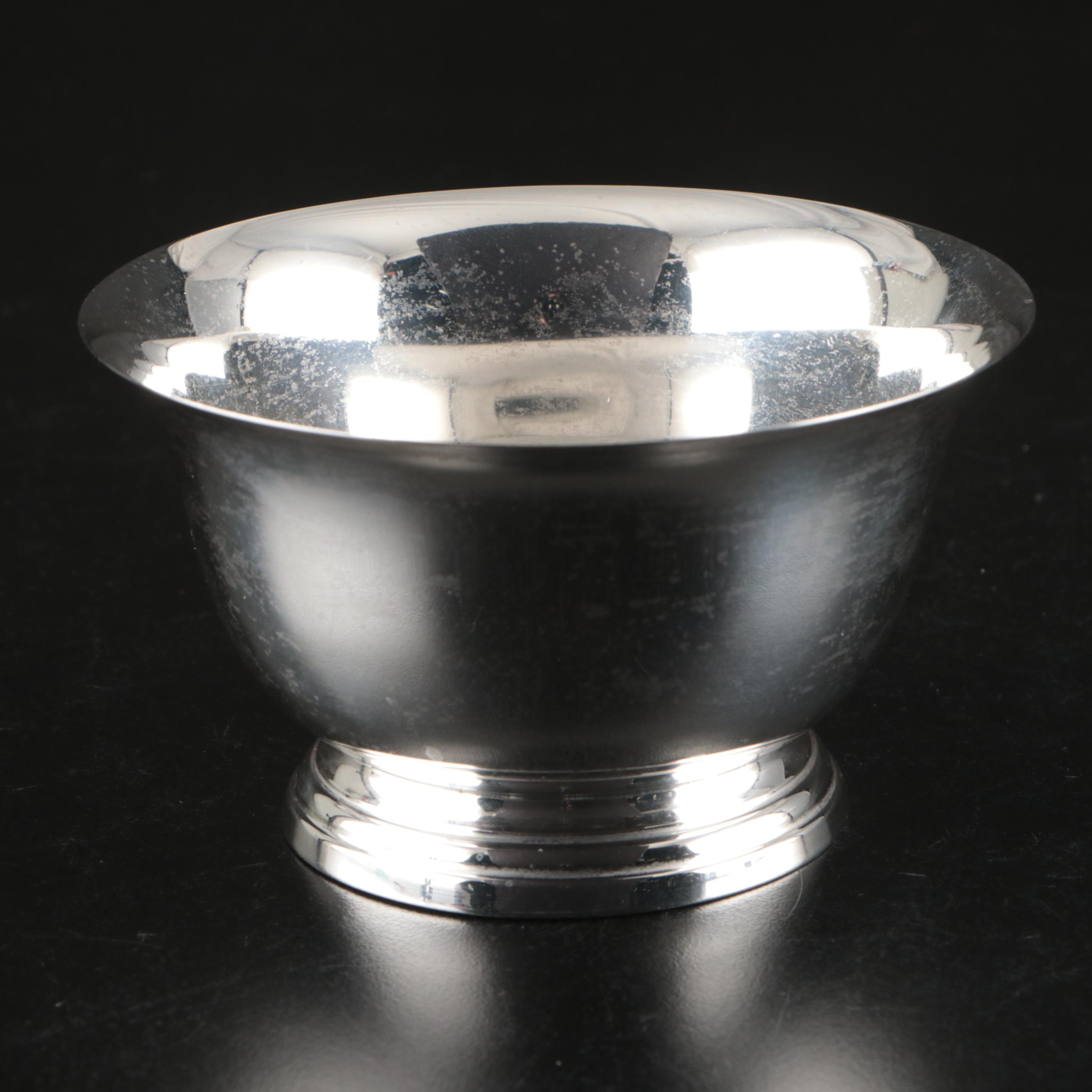 Birks Sterling Sugar Shaker with Shreve, Crump & Low Sterling Paul Revere Bowl