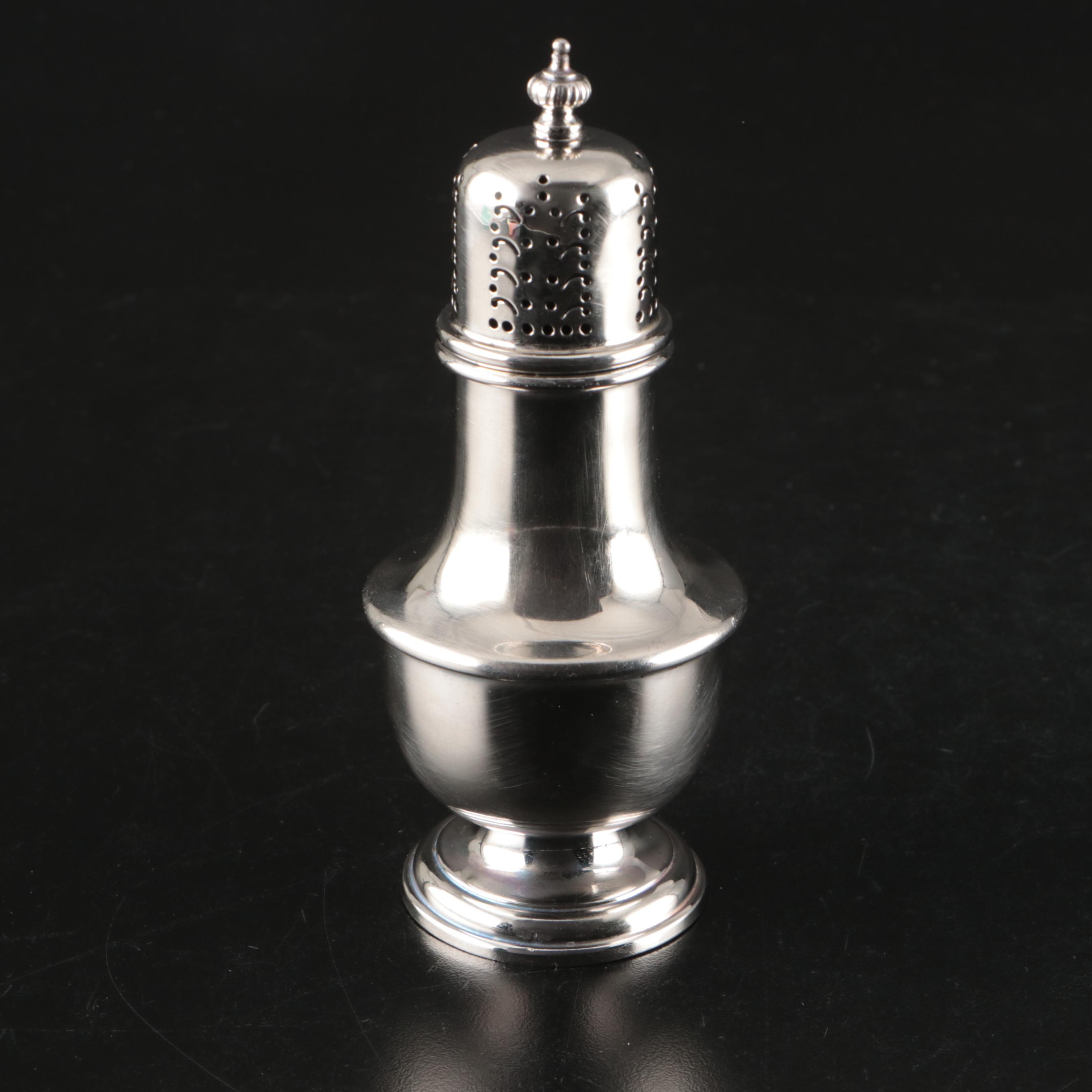 Birks Sterling Sugar Shaker with Shreve, Crump & Low Sterling Paul Revere Bowl