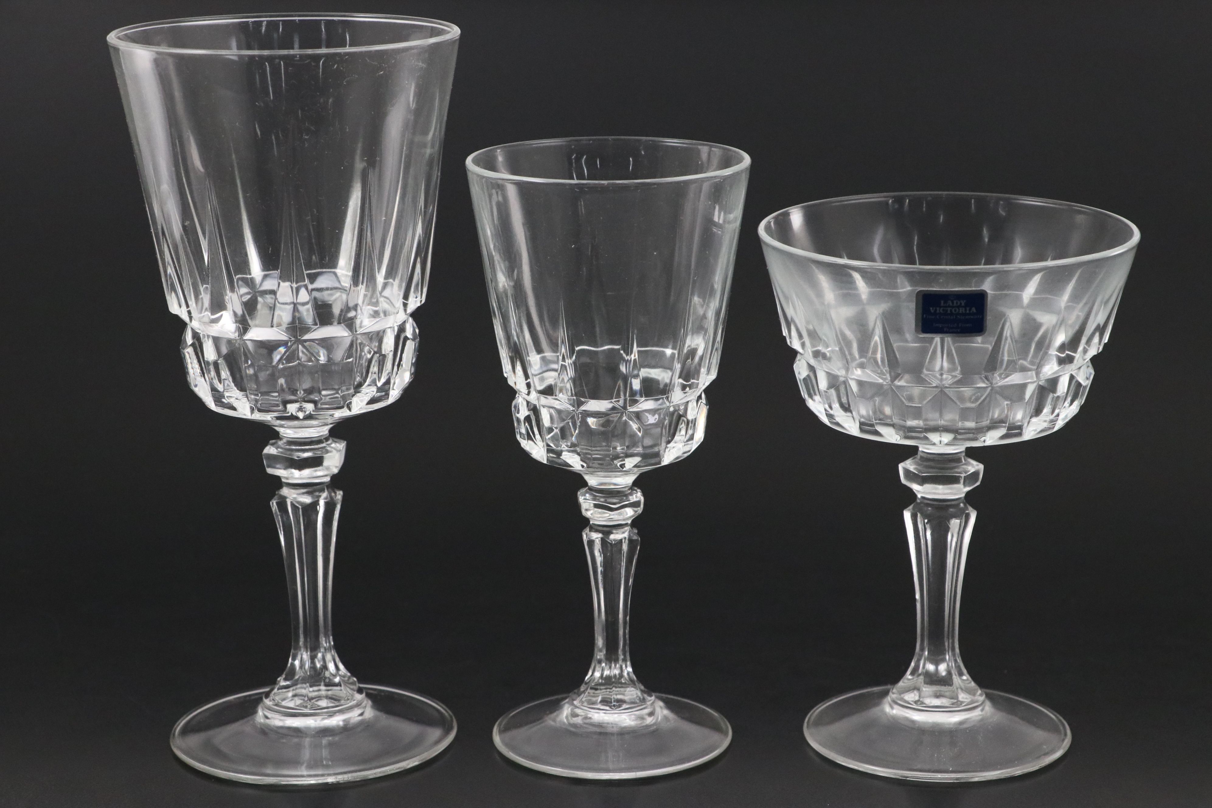 Lady Victoria "Chantelle" Crystal Stemware