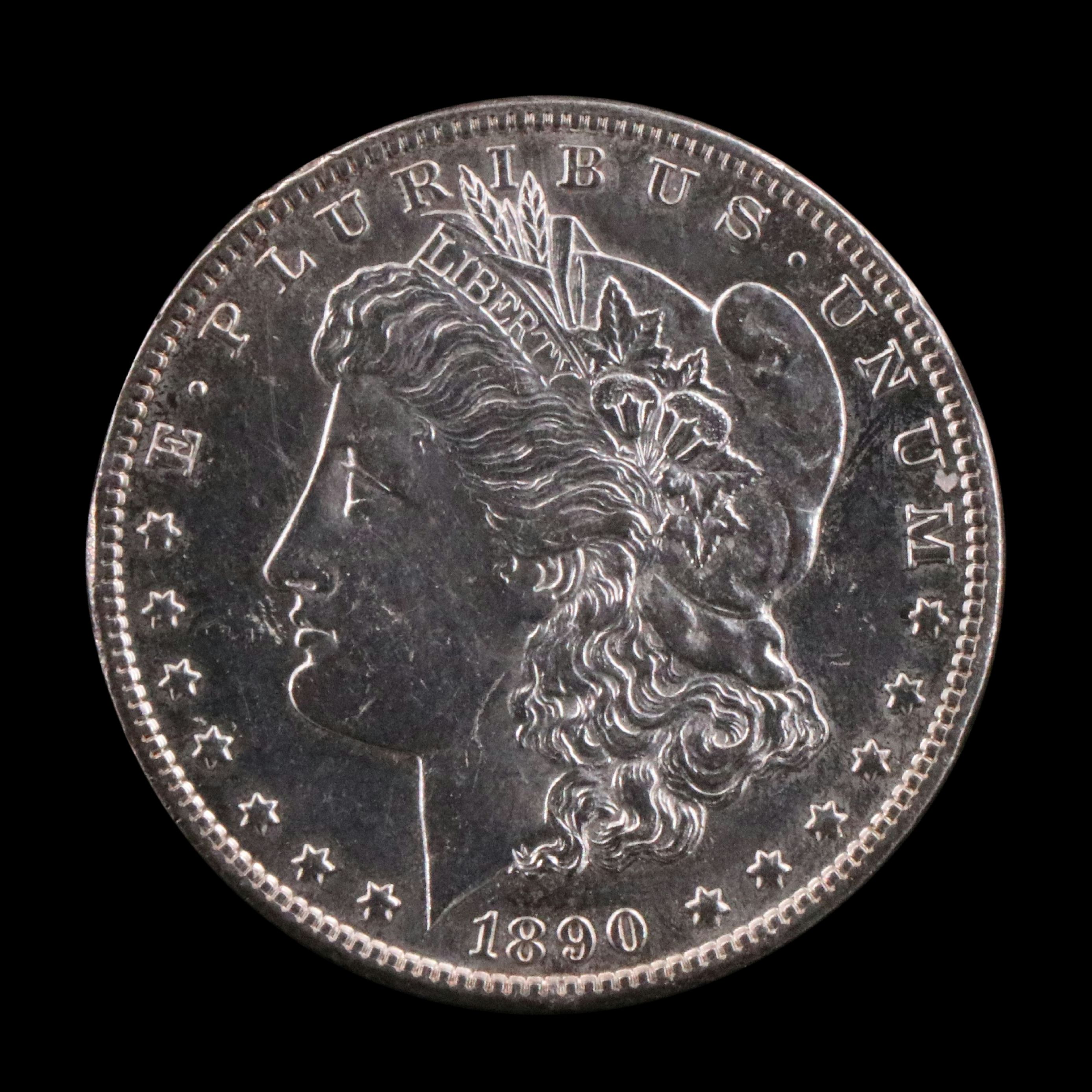 1890-CC Morgan Silver Dollar