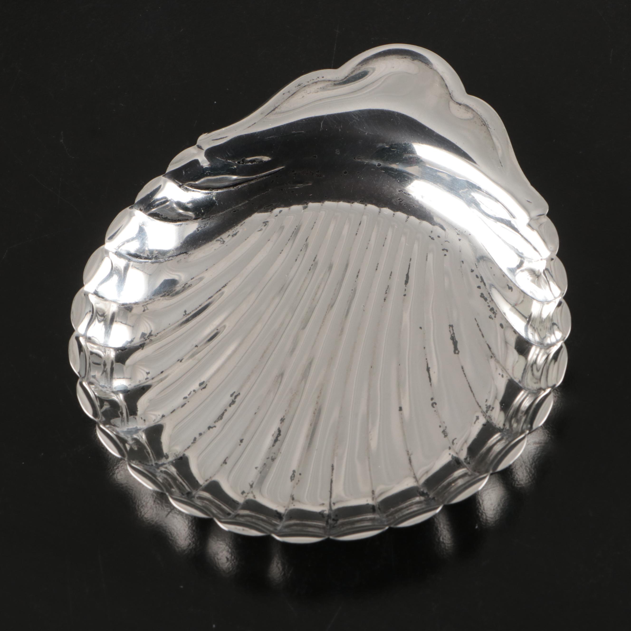 American Sterling Silver Shell Form Dishes