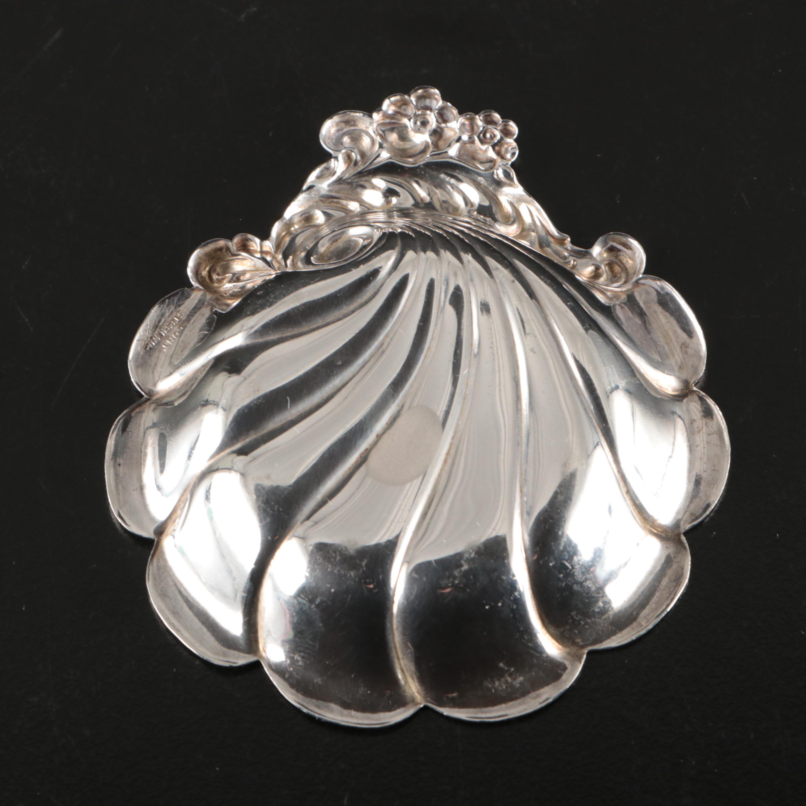 American Sterling Silver Shell Form Dishes