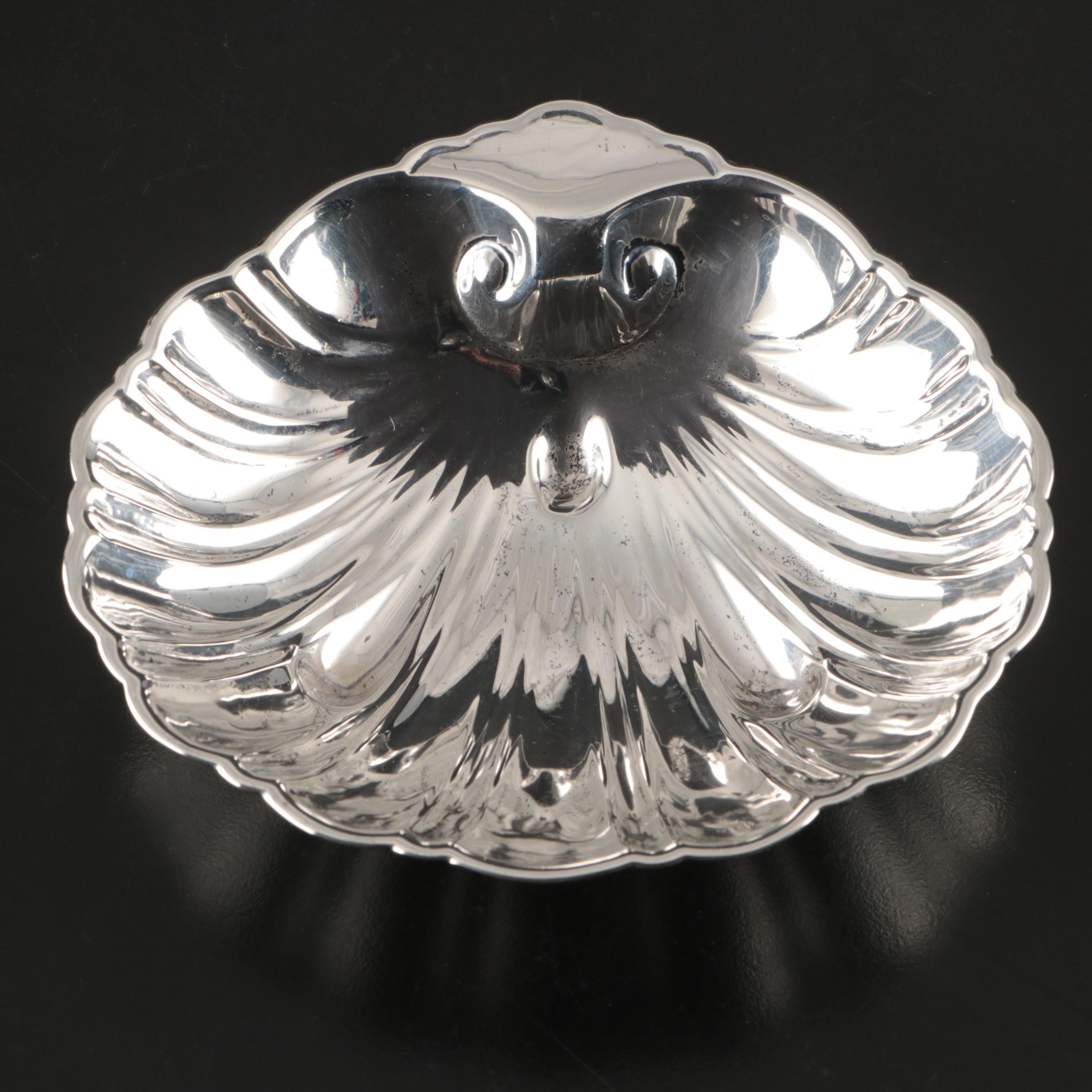 American Sterling Silver Shell Form Dishes