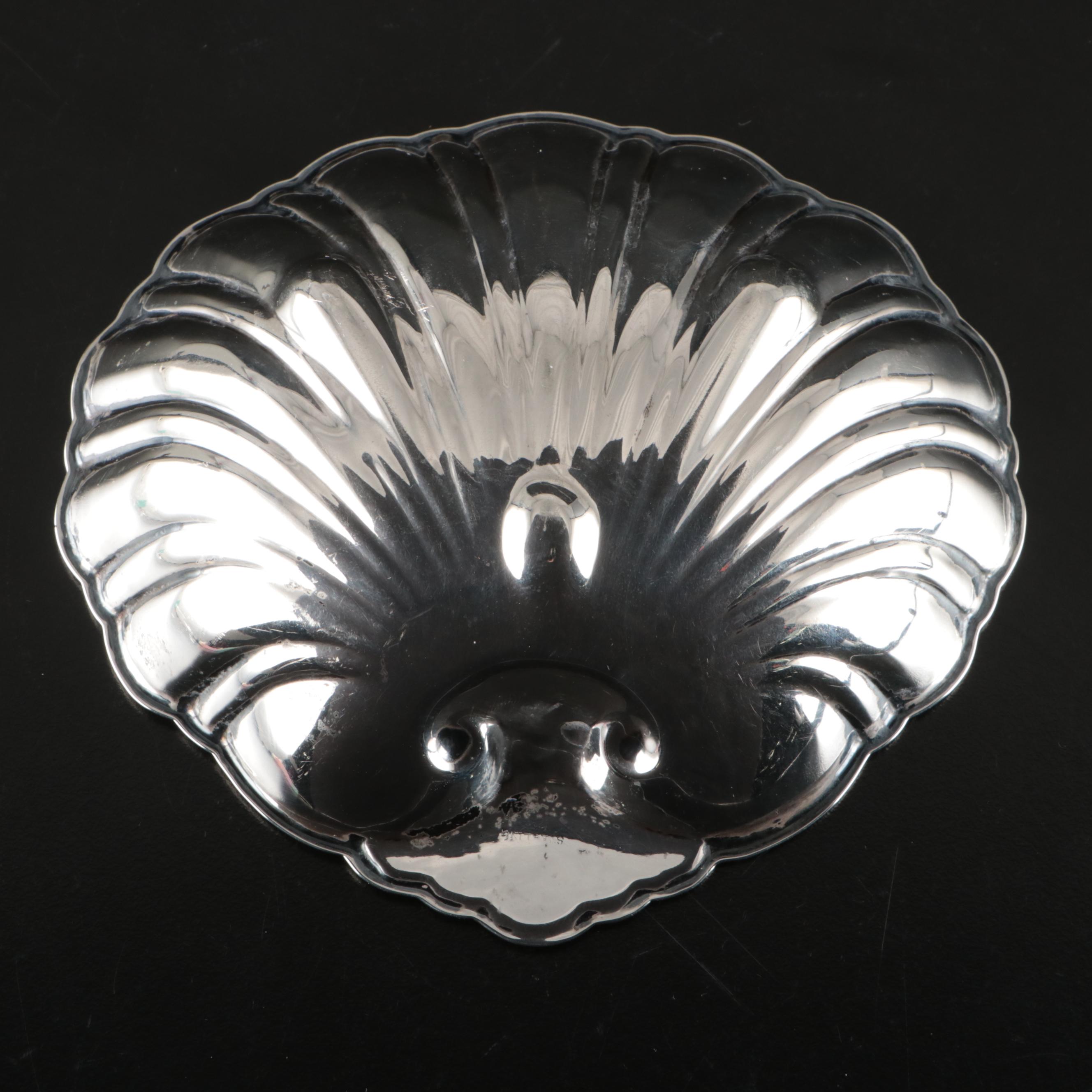 American Sterling Silver Shell Form Dishes