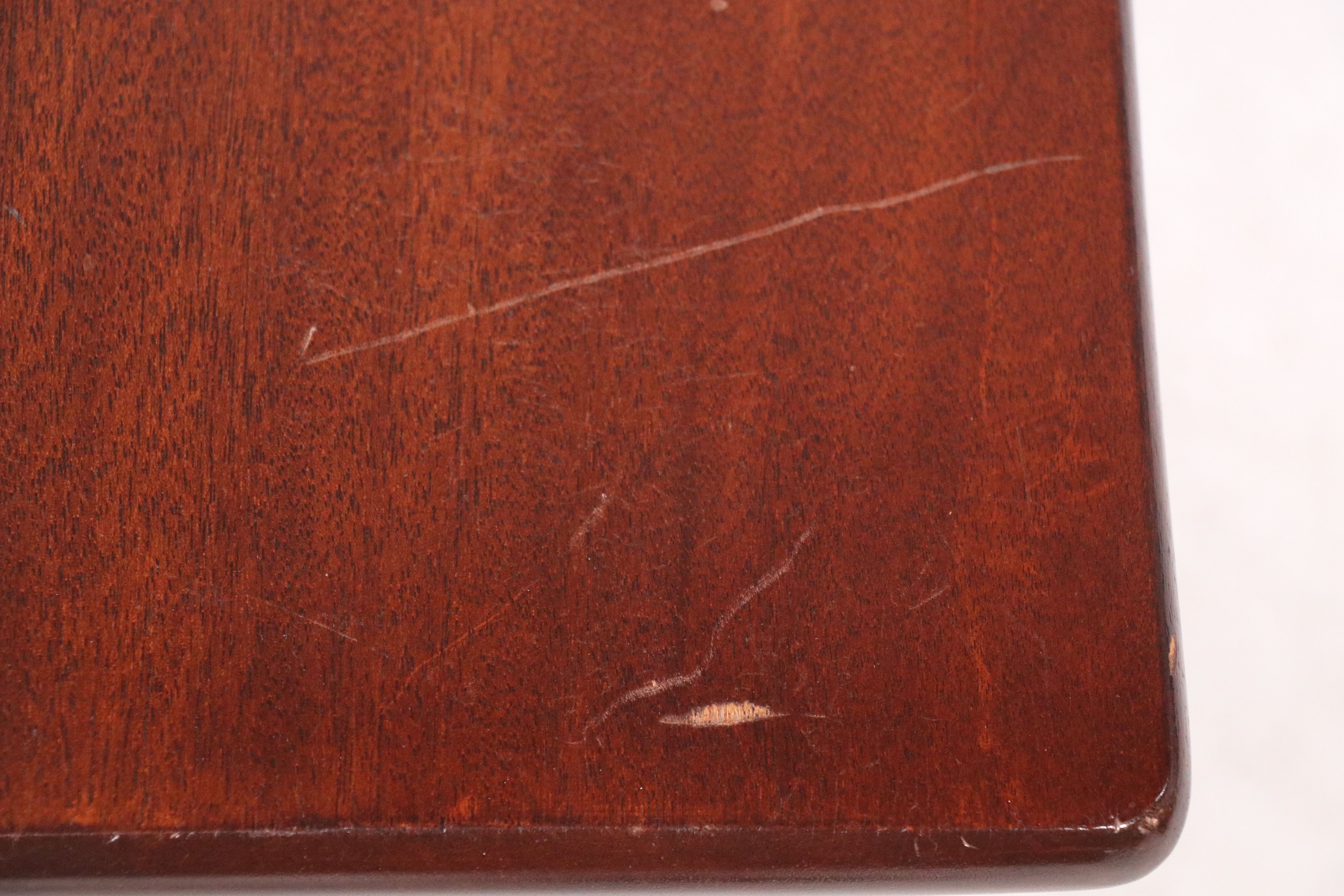 Empire Style Drop Leaf Mahogany Side Table