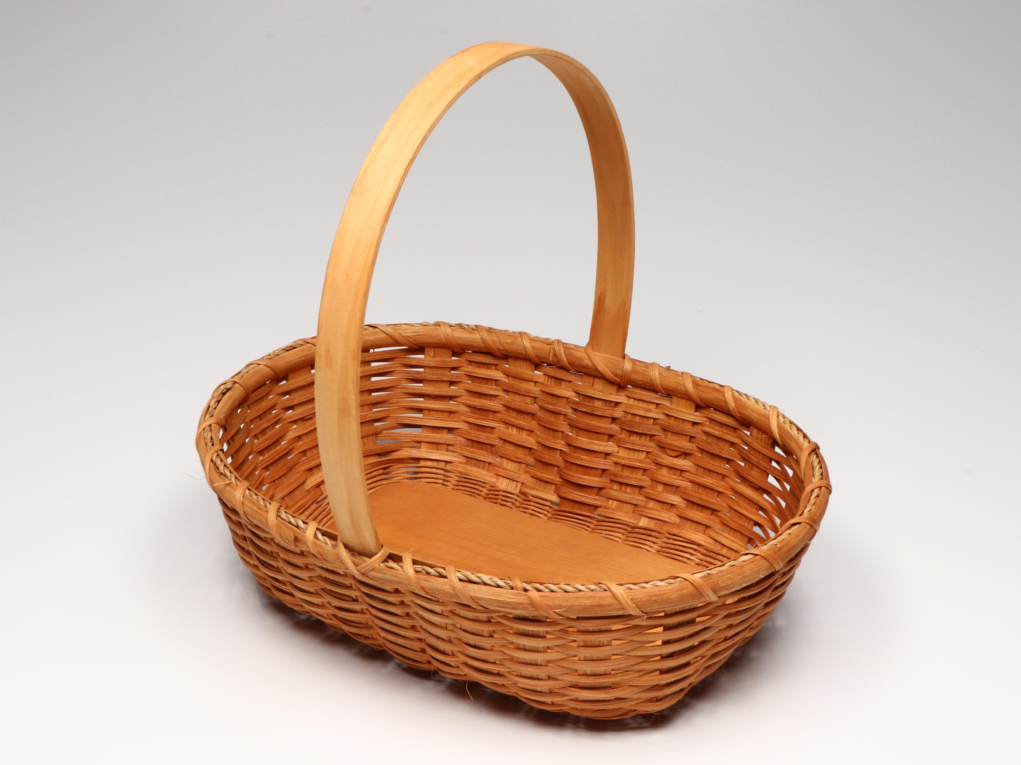 Vintage Embroidered, Appliquéd and Crocheted Table Linens and Baskets