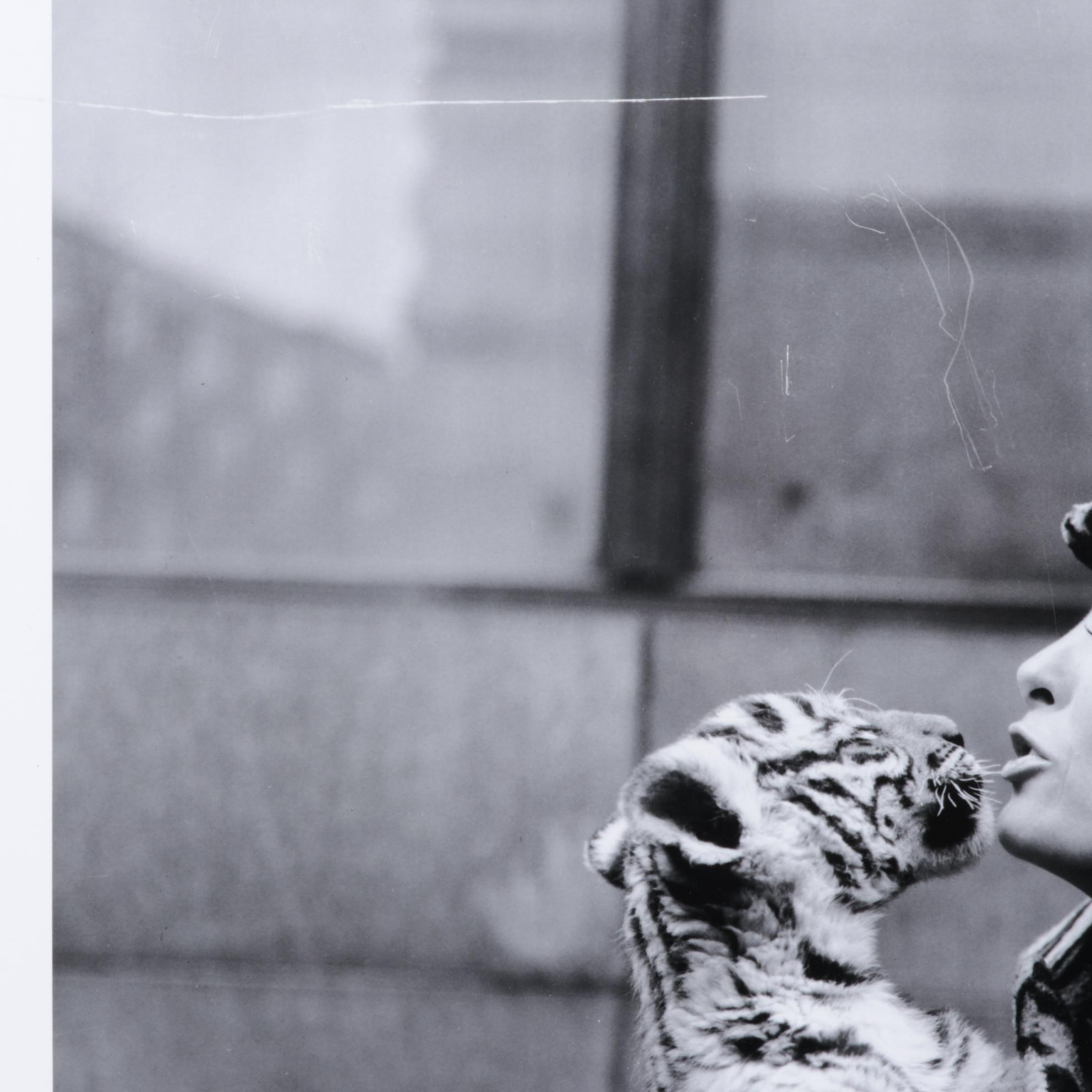 Central Press Archival Digital Photograph for National Airlines "Tiger Lady"
