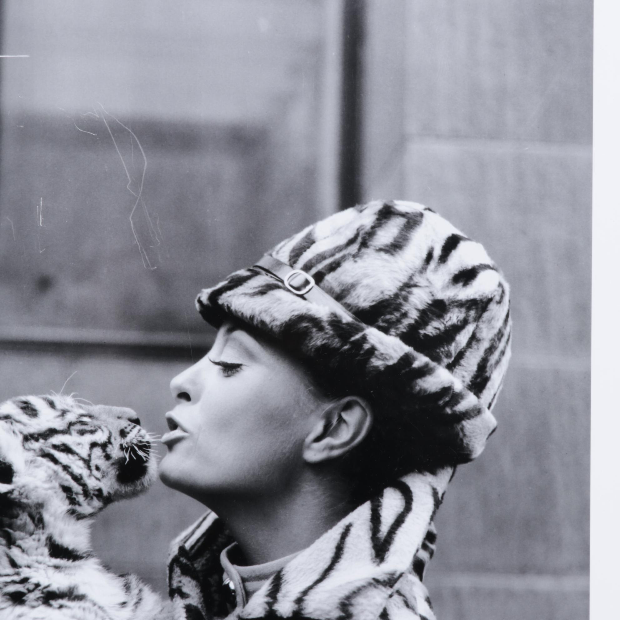 Central Press Archival Digital Photograph for National Airlines "Tiger Lady"