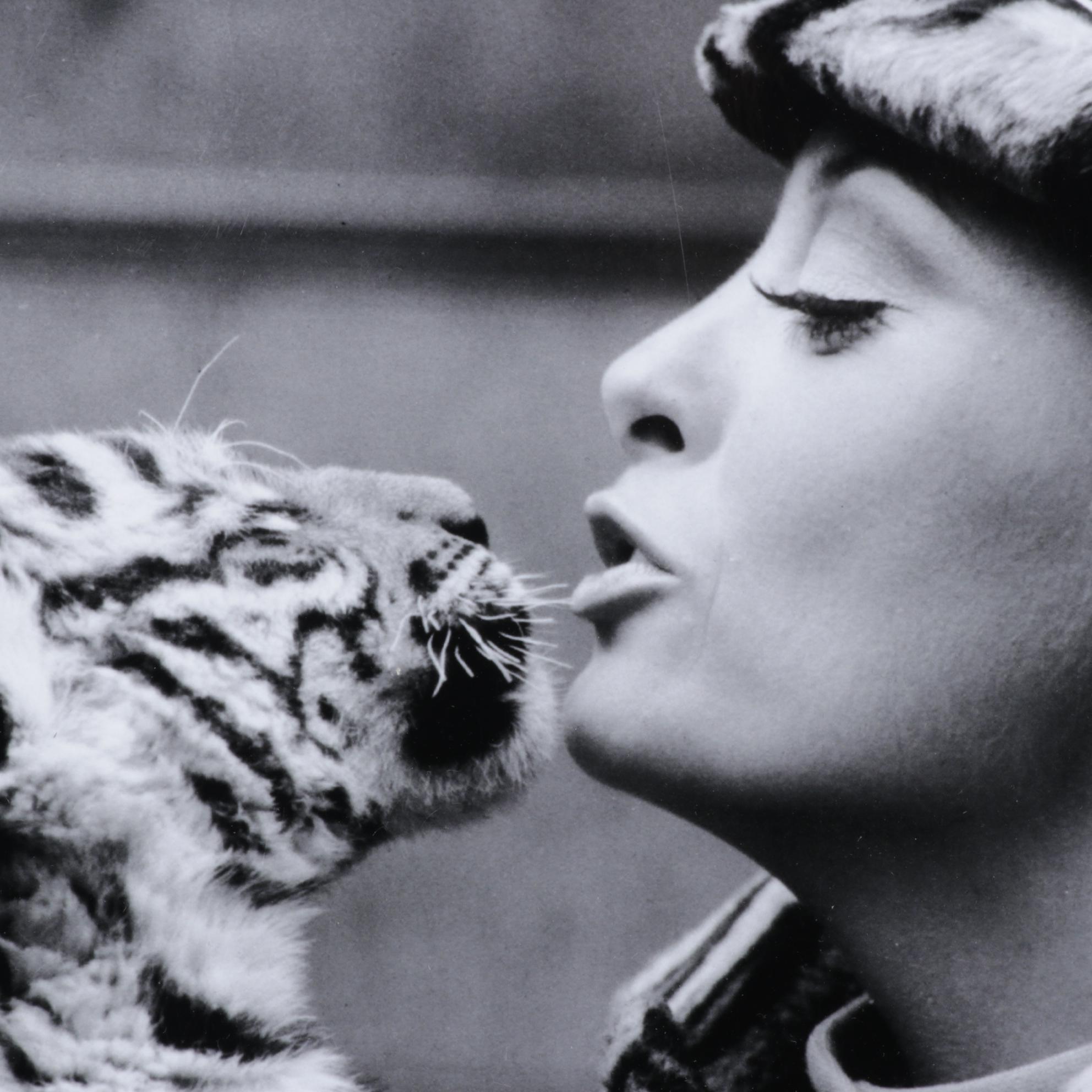 Central Press Archival Digital Photograph for National Airlines "Tiger Lady"