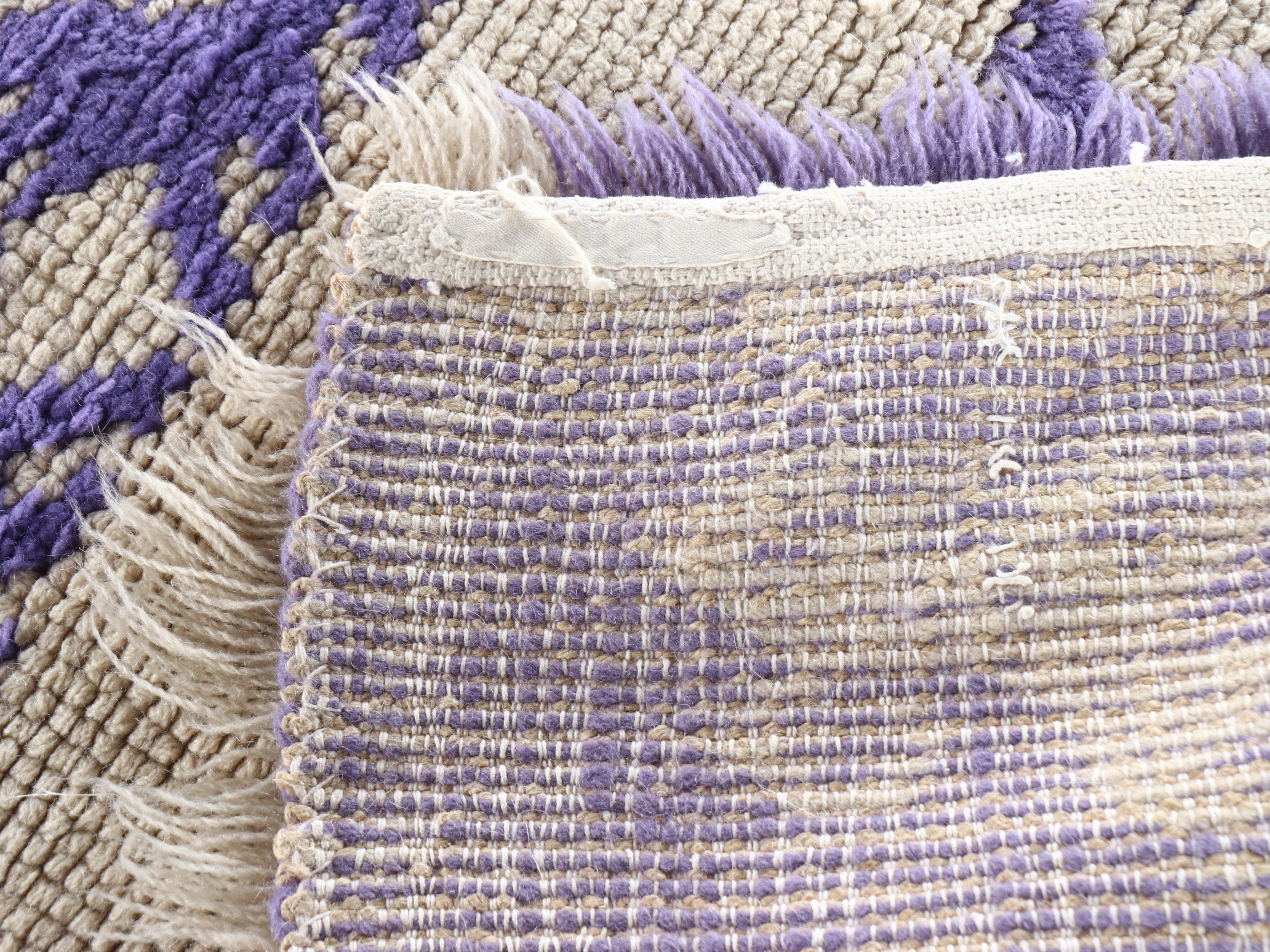 3'2 x 4'8 Hand-Knotted Accent Rug with Evelyn Ackerman Handwoven Wool Tapestry